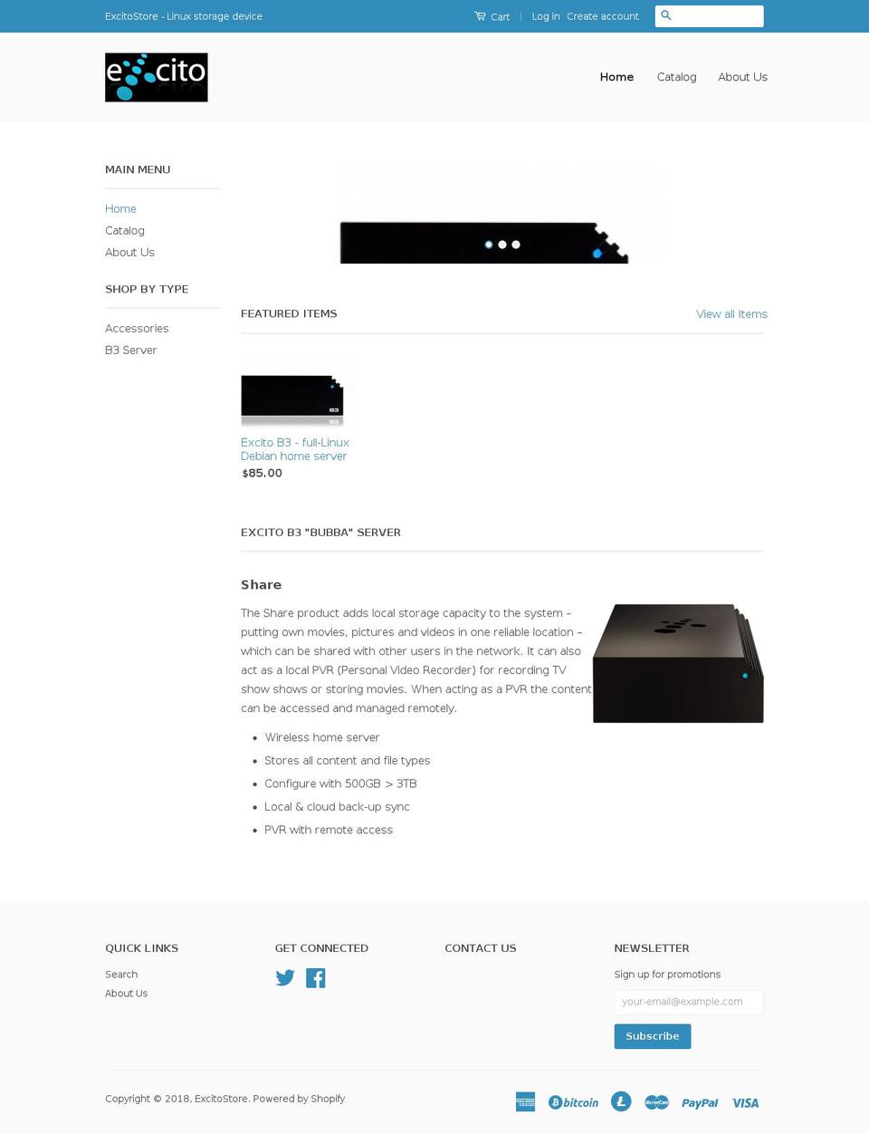bubbaserver.com — Shopify storefront screenshot