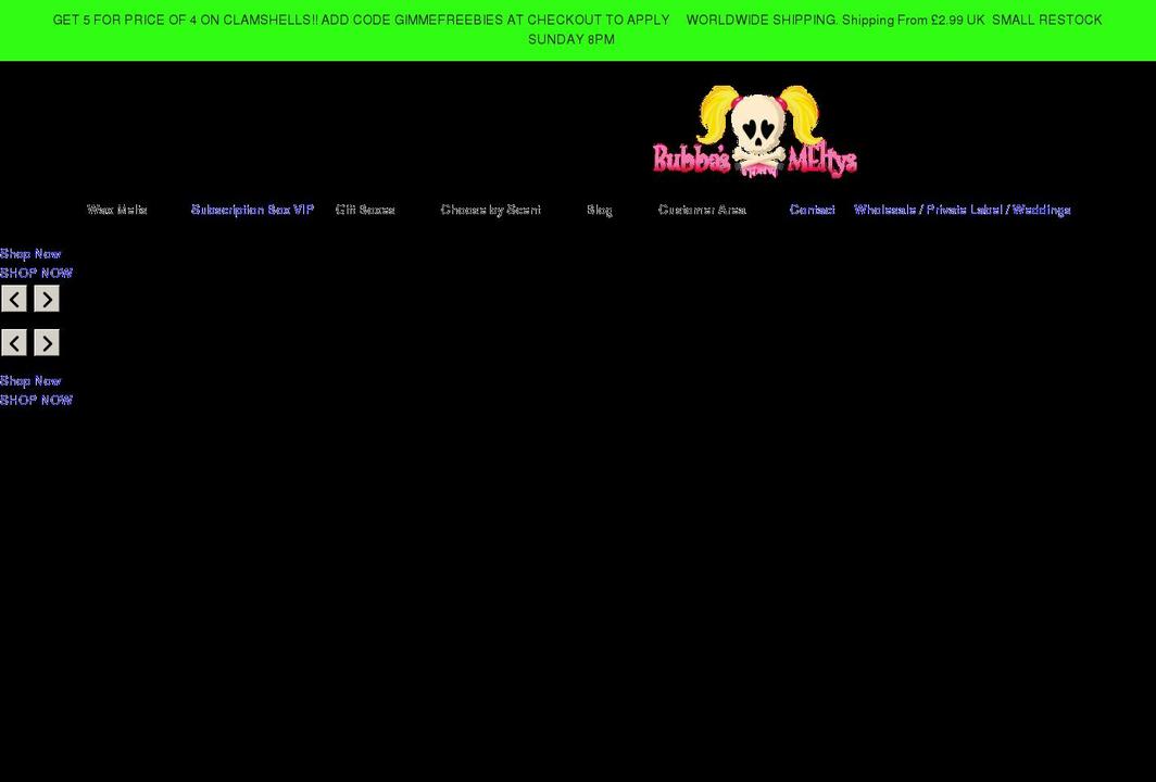 bubbasmeltys.com shopify website screenshot