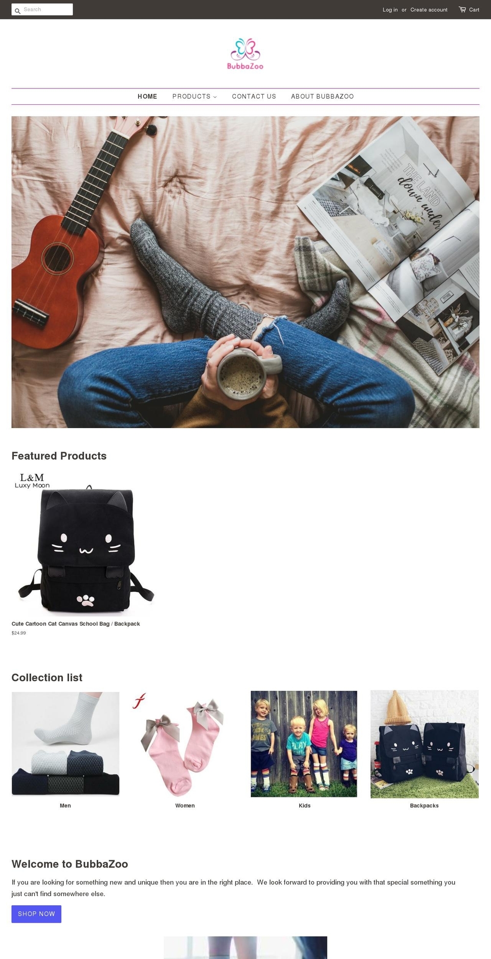 bubbazoo.com — Shopify storefront screenshot