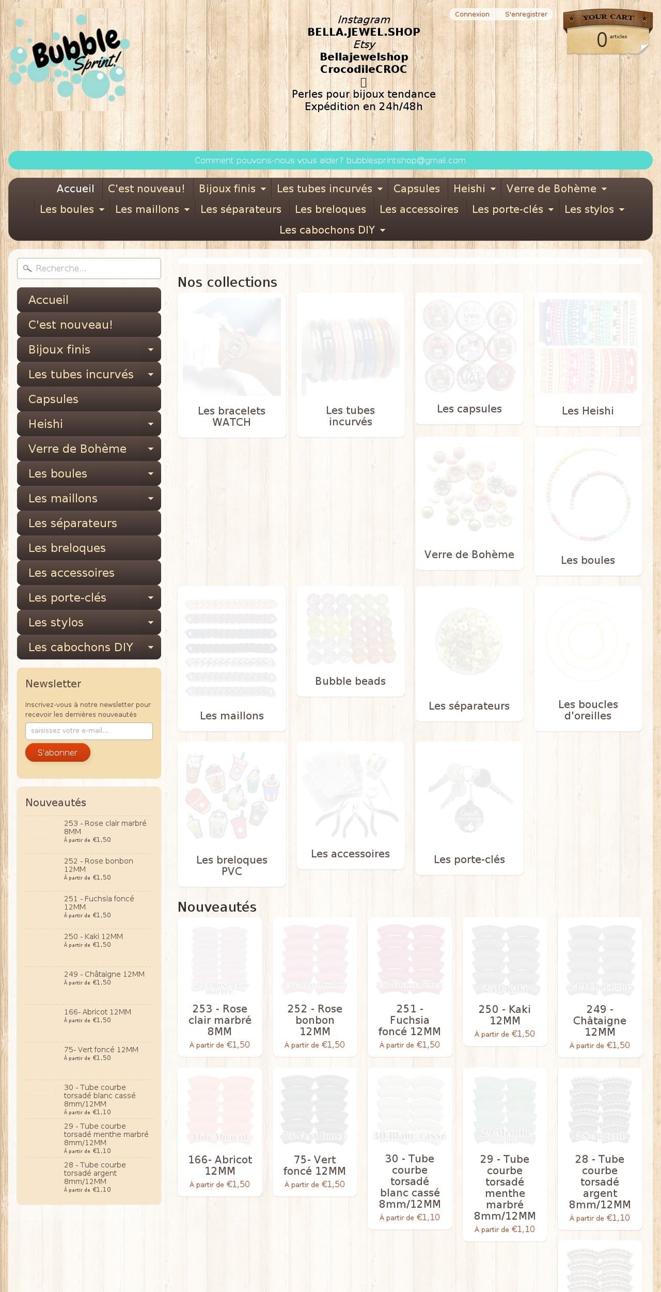 bubble-sprint.com — Shopify storefront screenshot