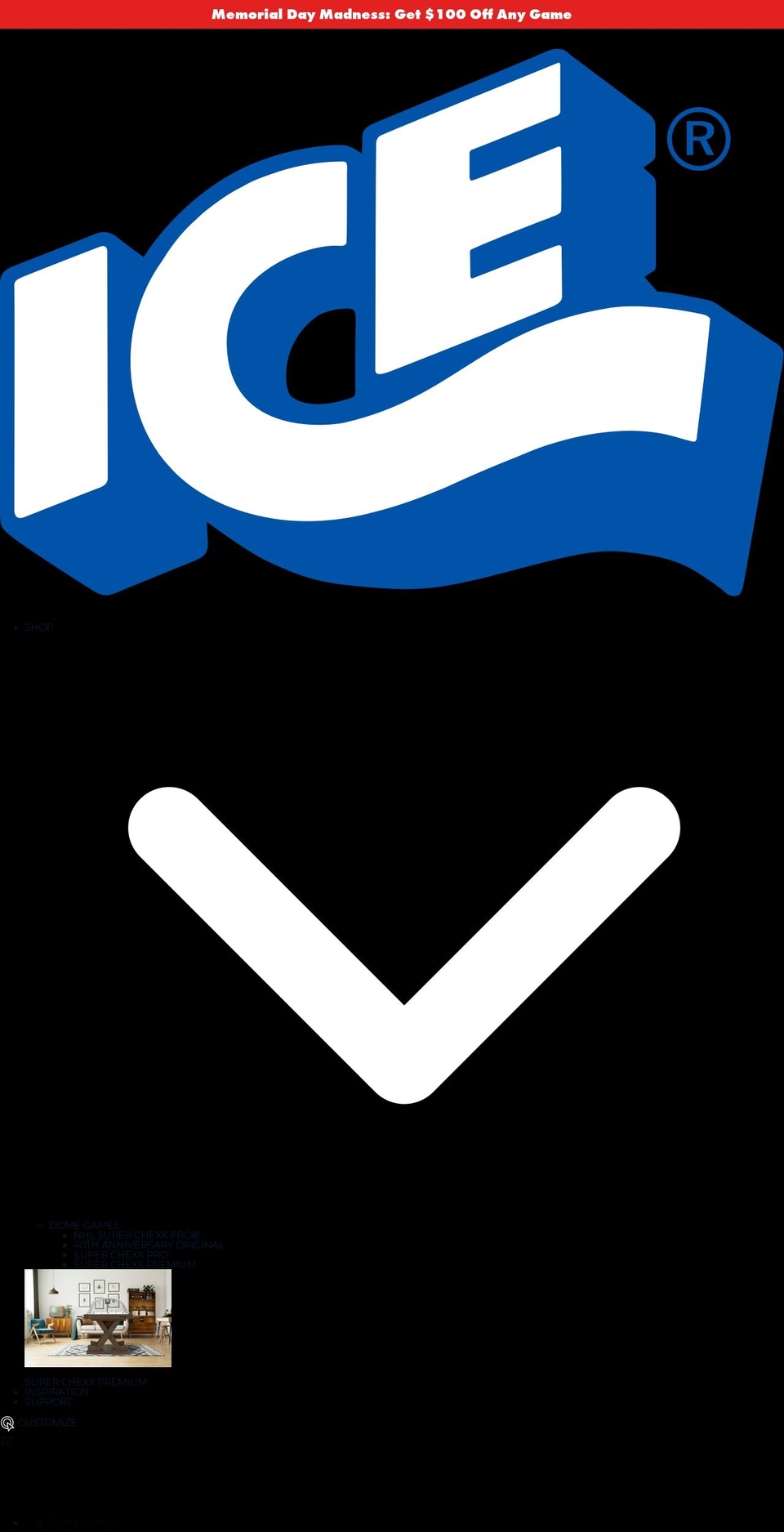 bubblehockey.com shopify website screenshot