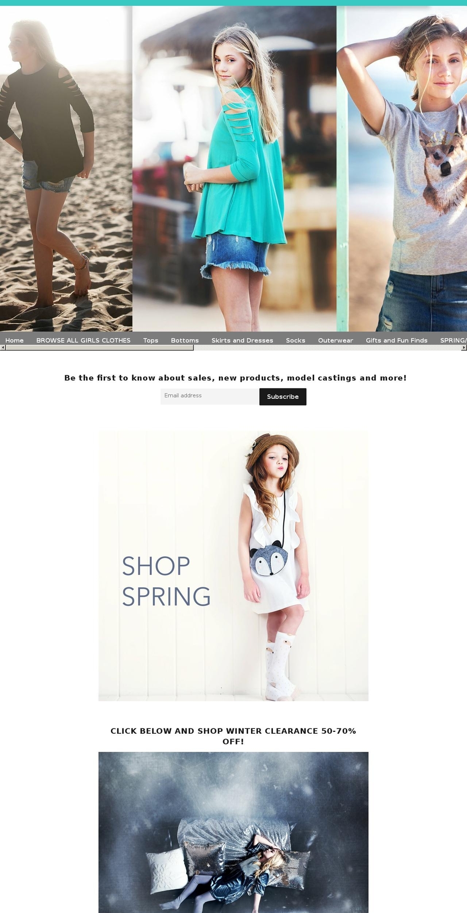 bubblesanddirt.com — Shopify storefront screenshot