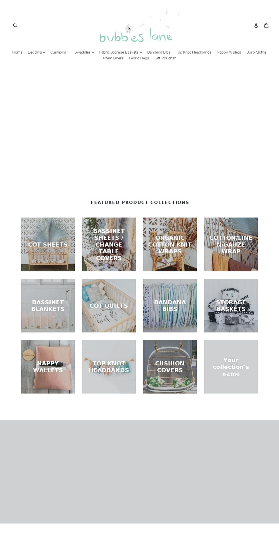 bubbleslane.com shopify website screenshot