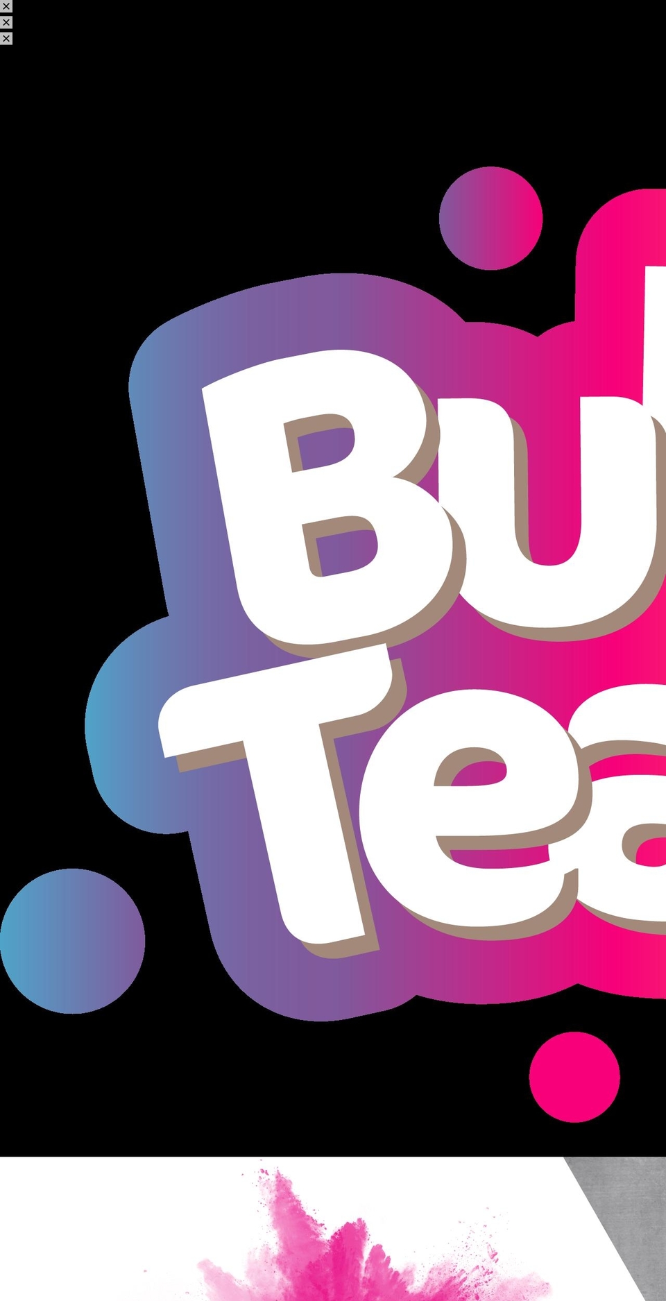 bubbletea2go.com shopify website screenshot