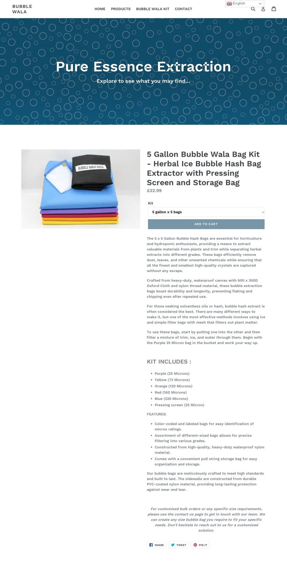 bubblewala.com shopify website screenshot