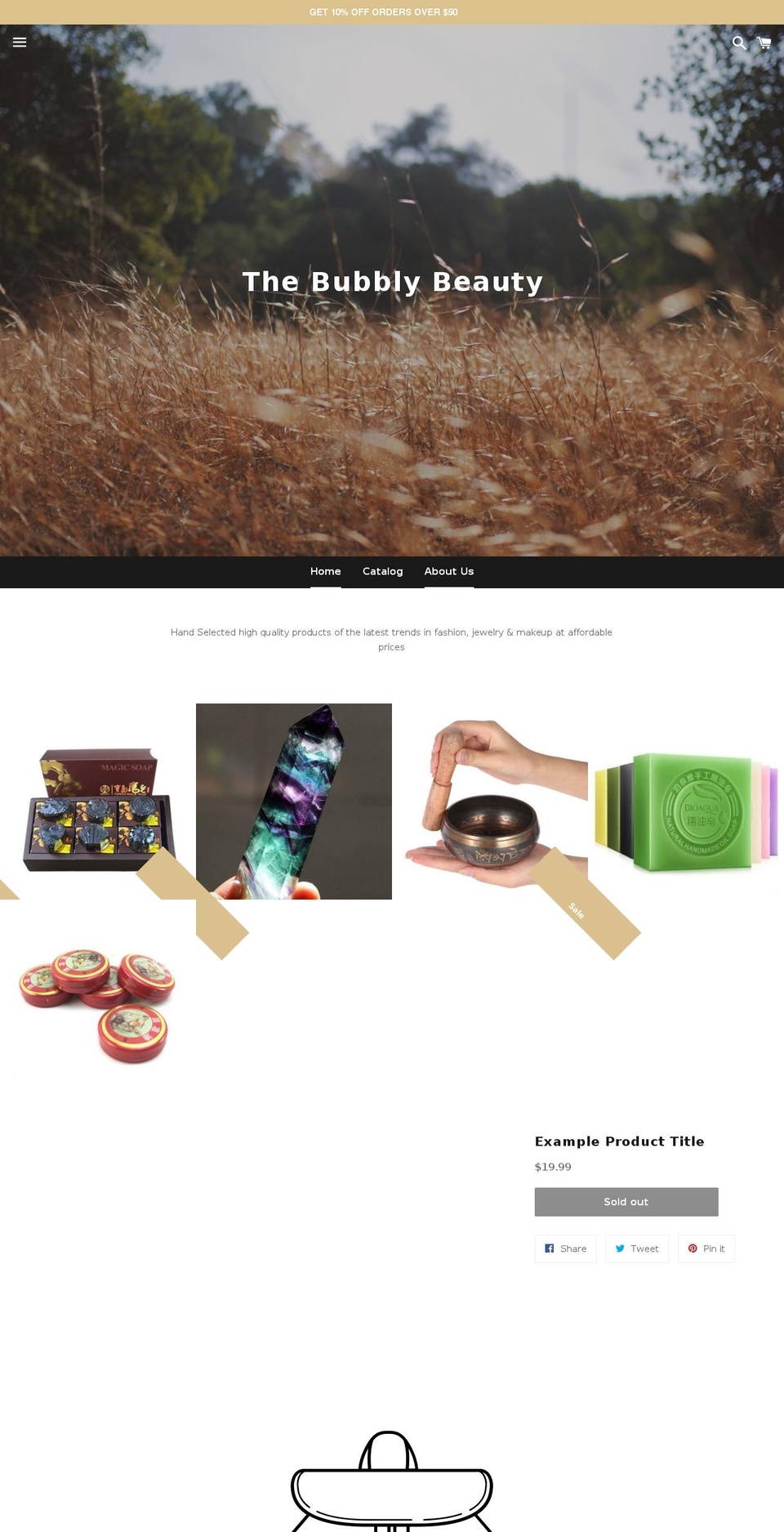 bubblybeauty.com — Shopify storefront screenshot