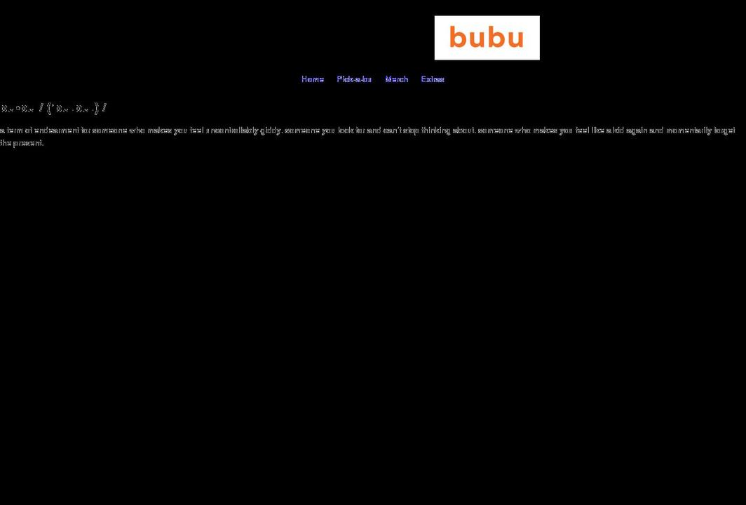 bububars.com shopify website screenshot