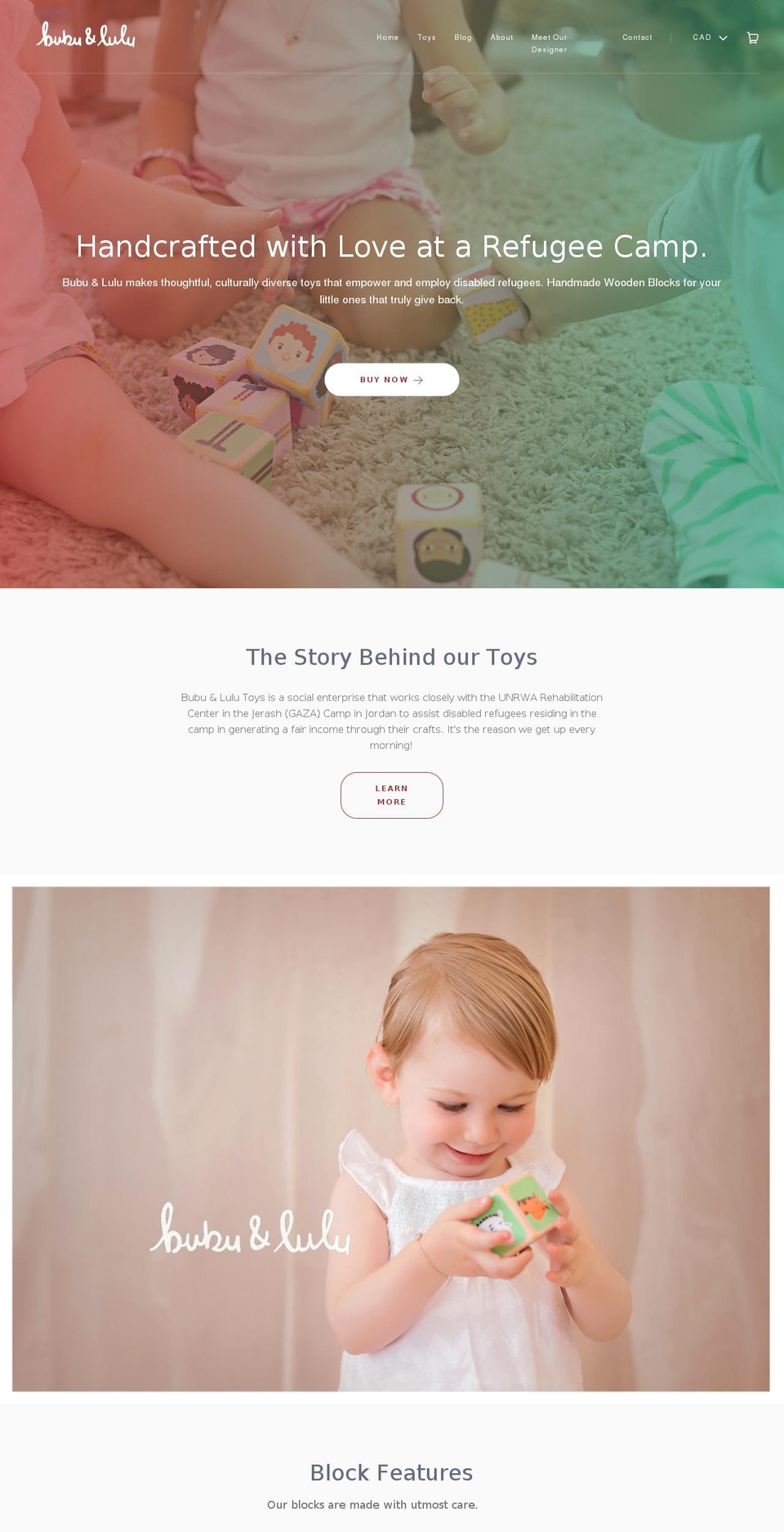 bubululutoys.com shopify website screenshot