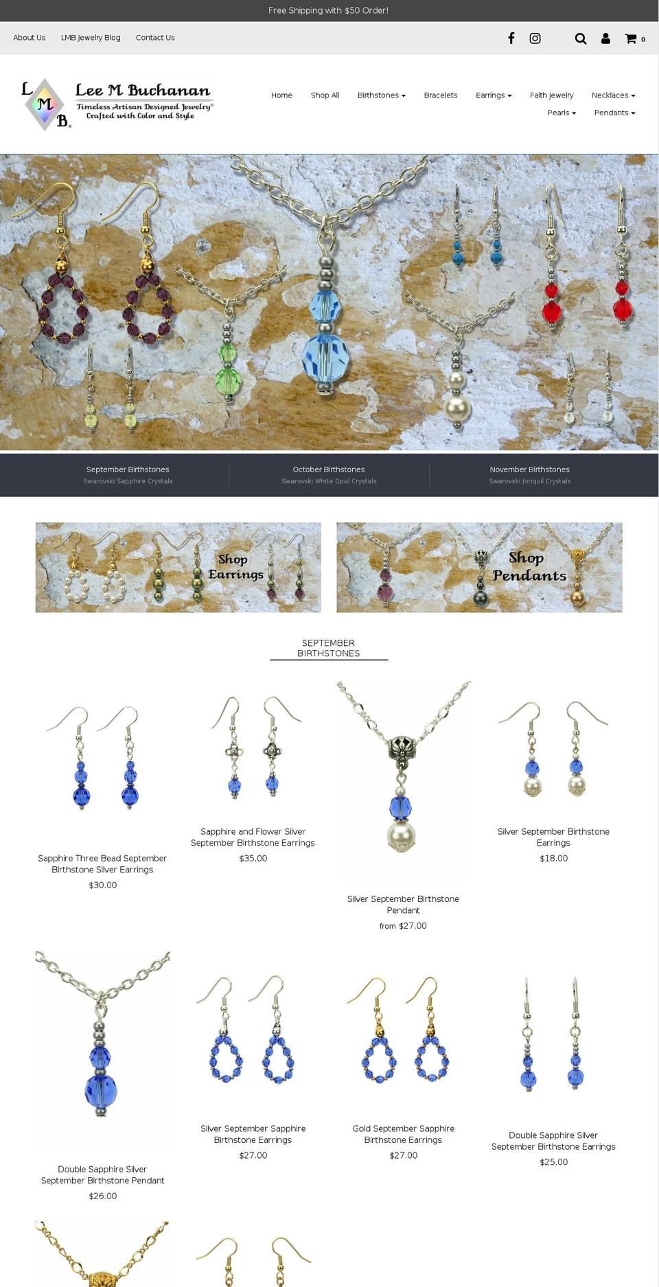 buchananfamilyjewelry.biz shopify website screenshot