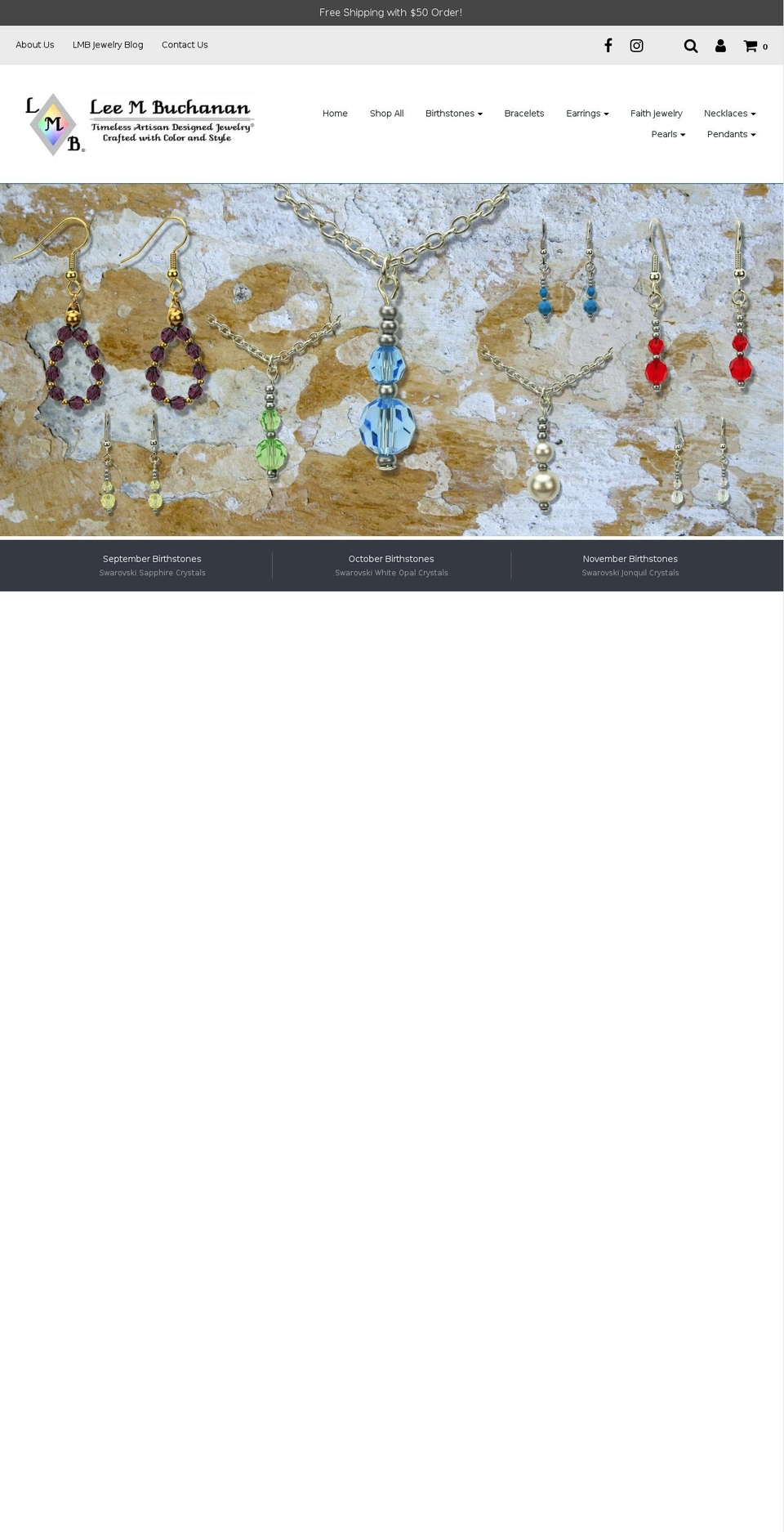 buchananfamilyjewelry.com — Shopify storefront screenshot