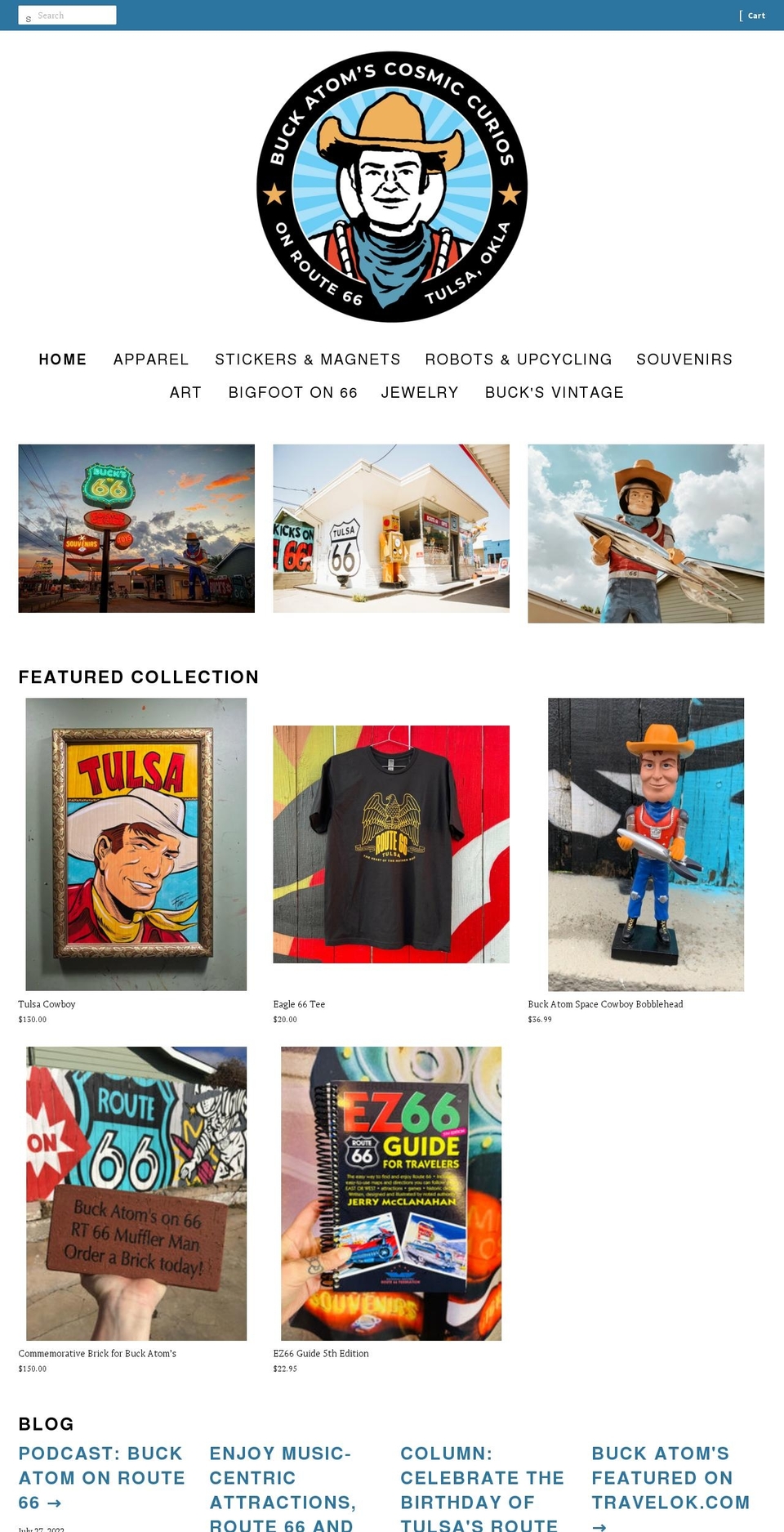 buckatomson66.com shopify website screenshot