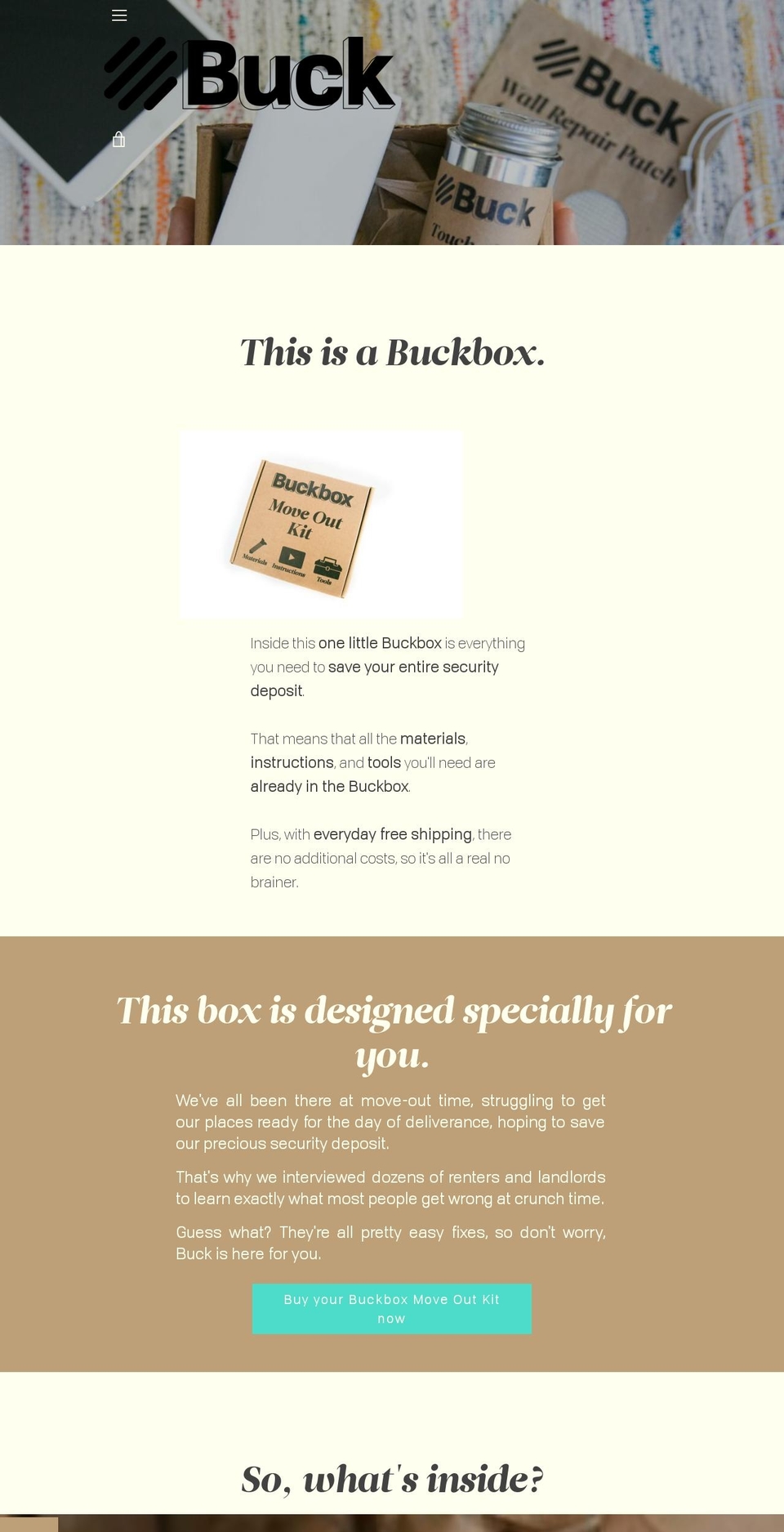 buckdiy.com — Shopify storefront screenshot