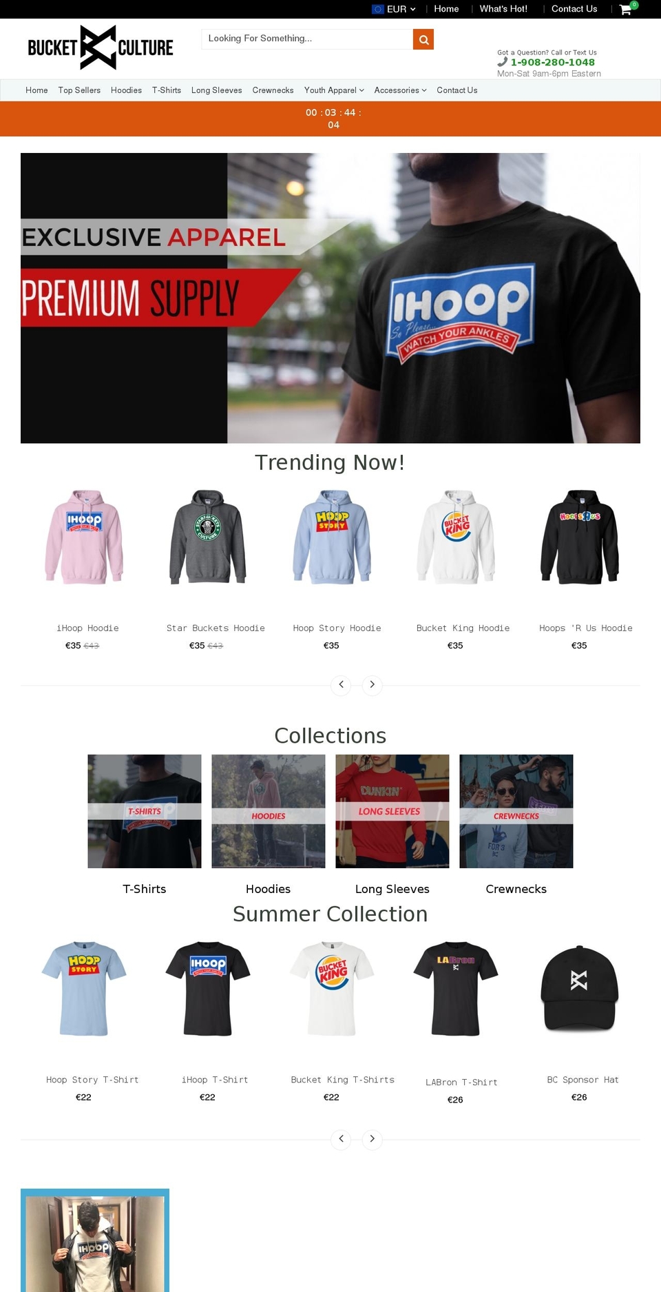 bucketculture.com shopify website screenshot