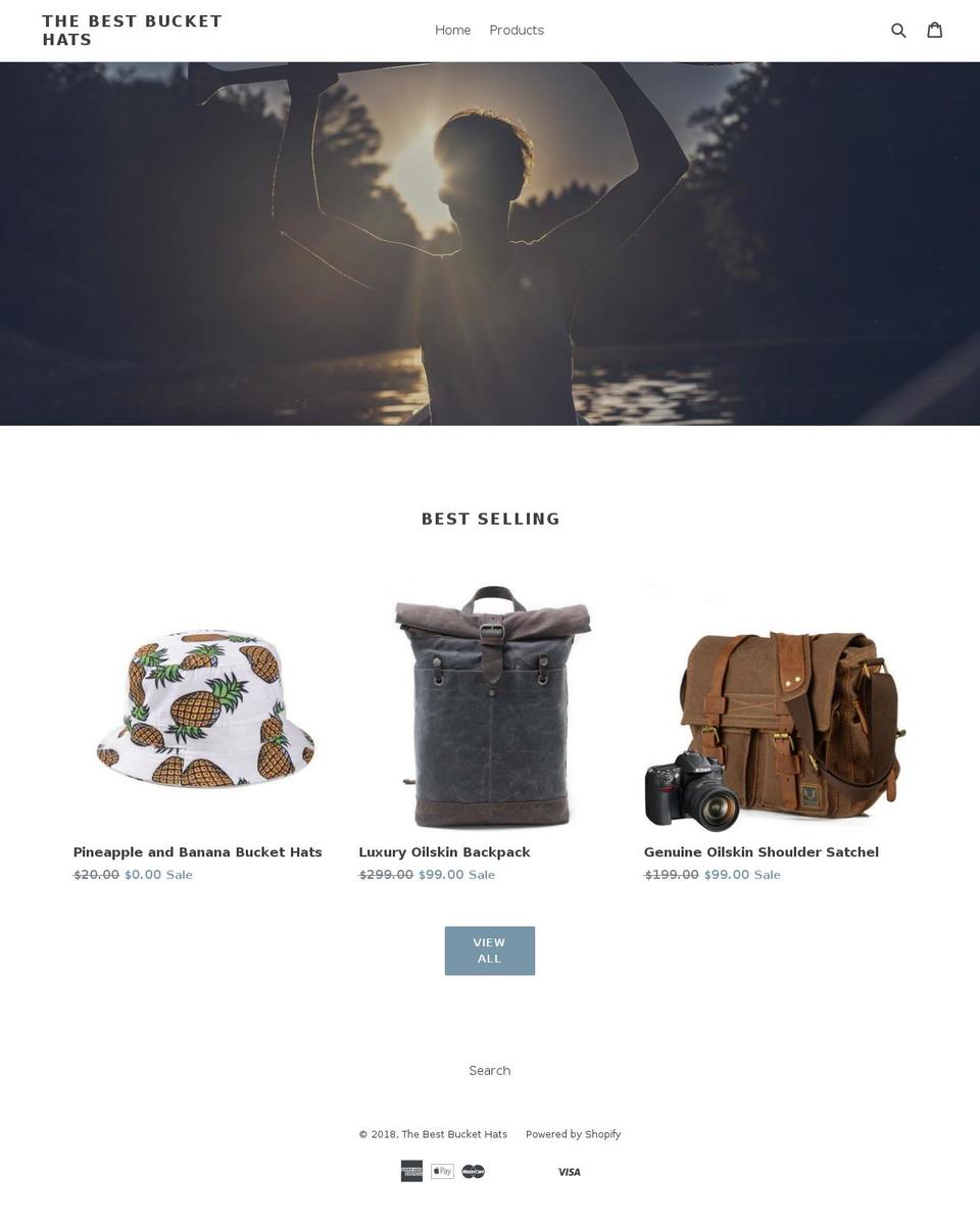 buckethats.ca shopify website screenshot