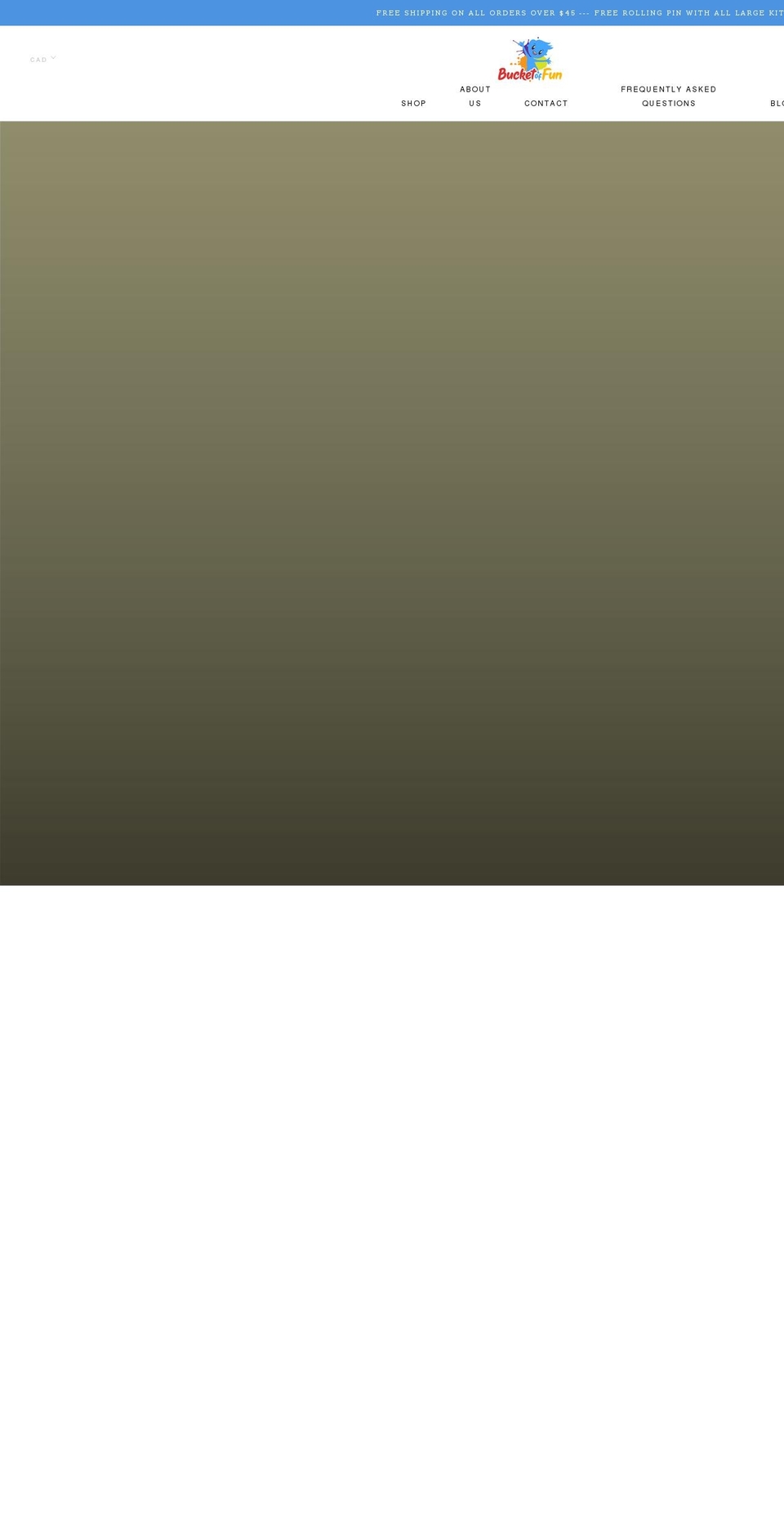 bucketoffun.com shopify website screenshot