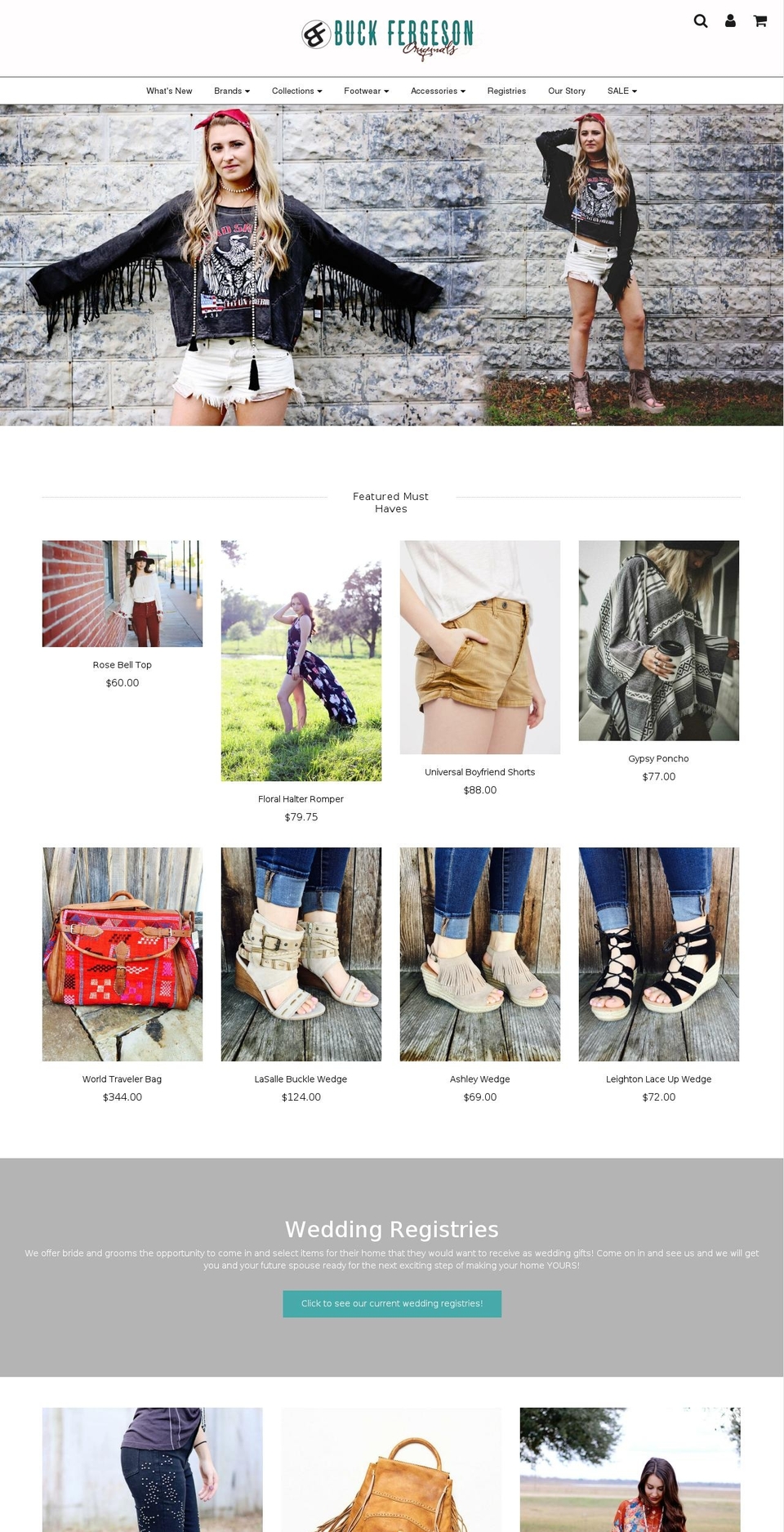 buckfergesonoriginals.com shopify website screenshot