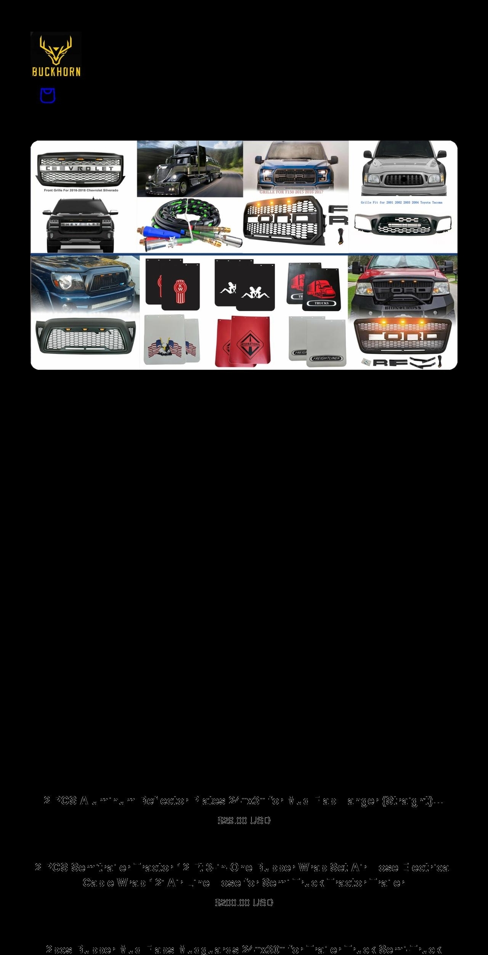 buckhornoffroad.com shopify website screenshot