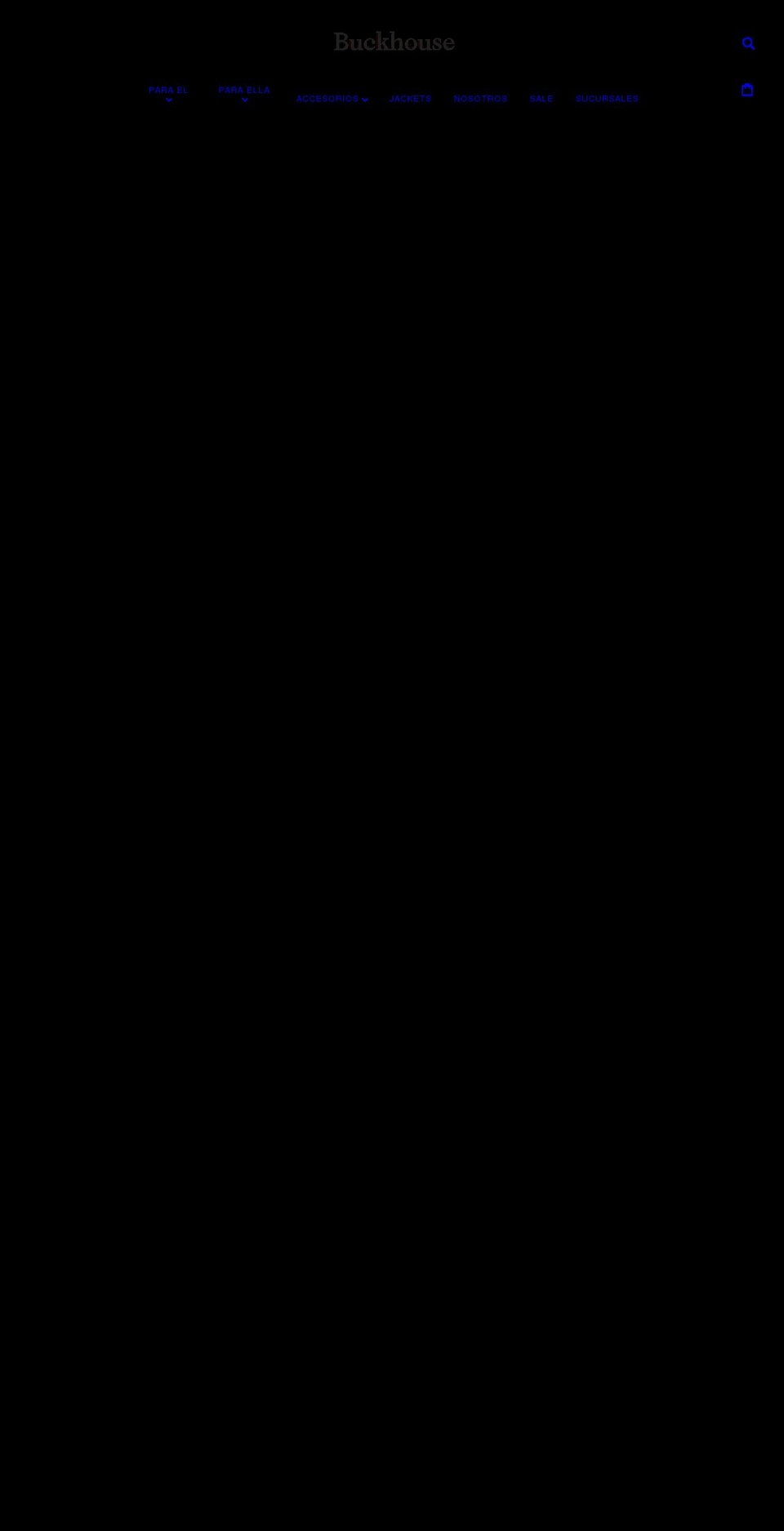 buckhouse.myshopify.com shopify website screenshot