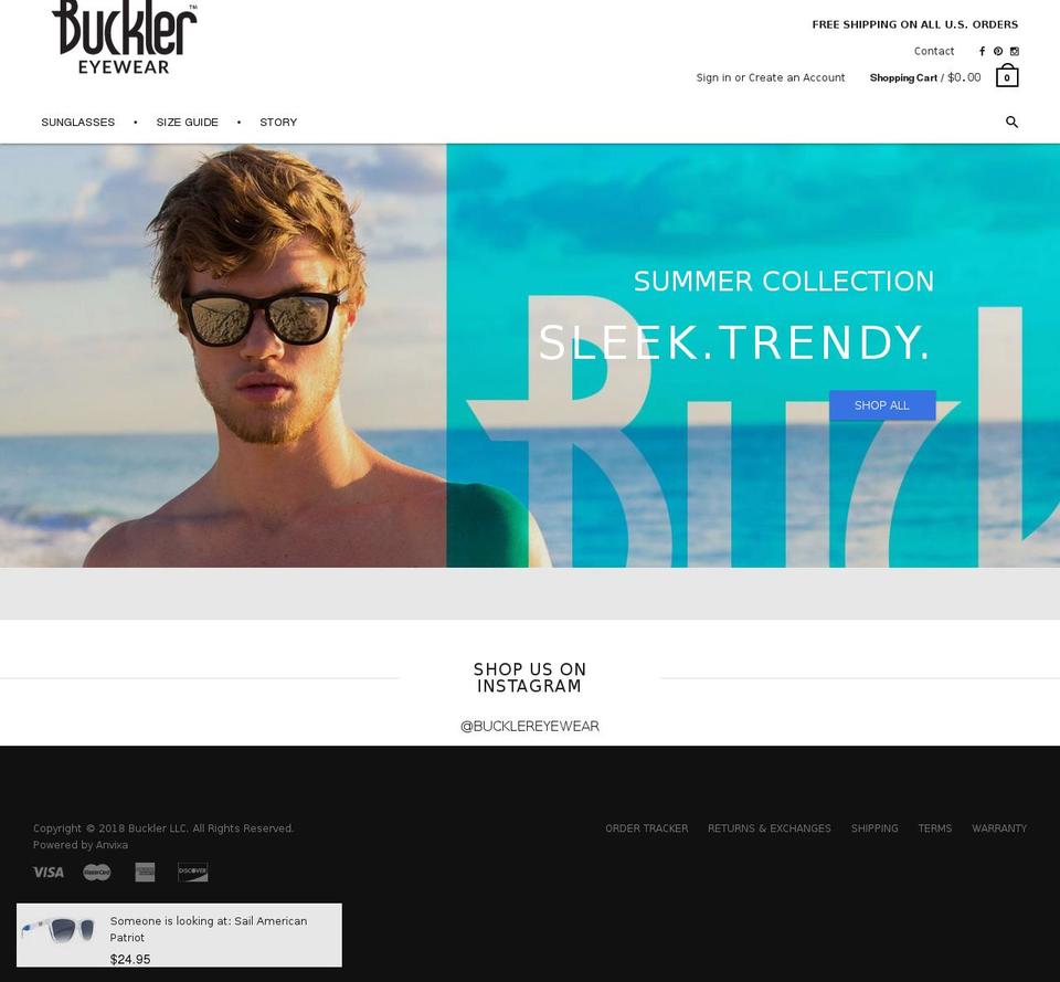 rt-material2-v1-5-1 Shopify theme site example bucklerco.com