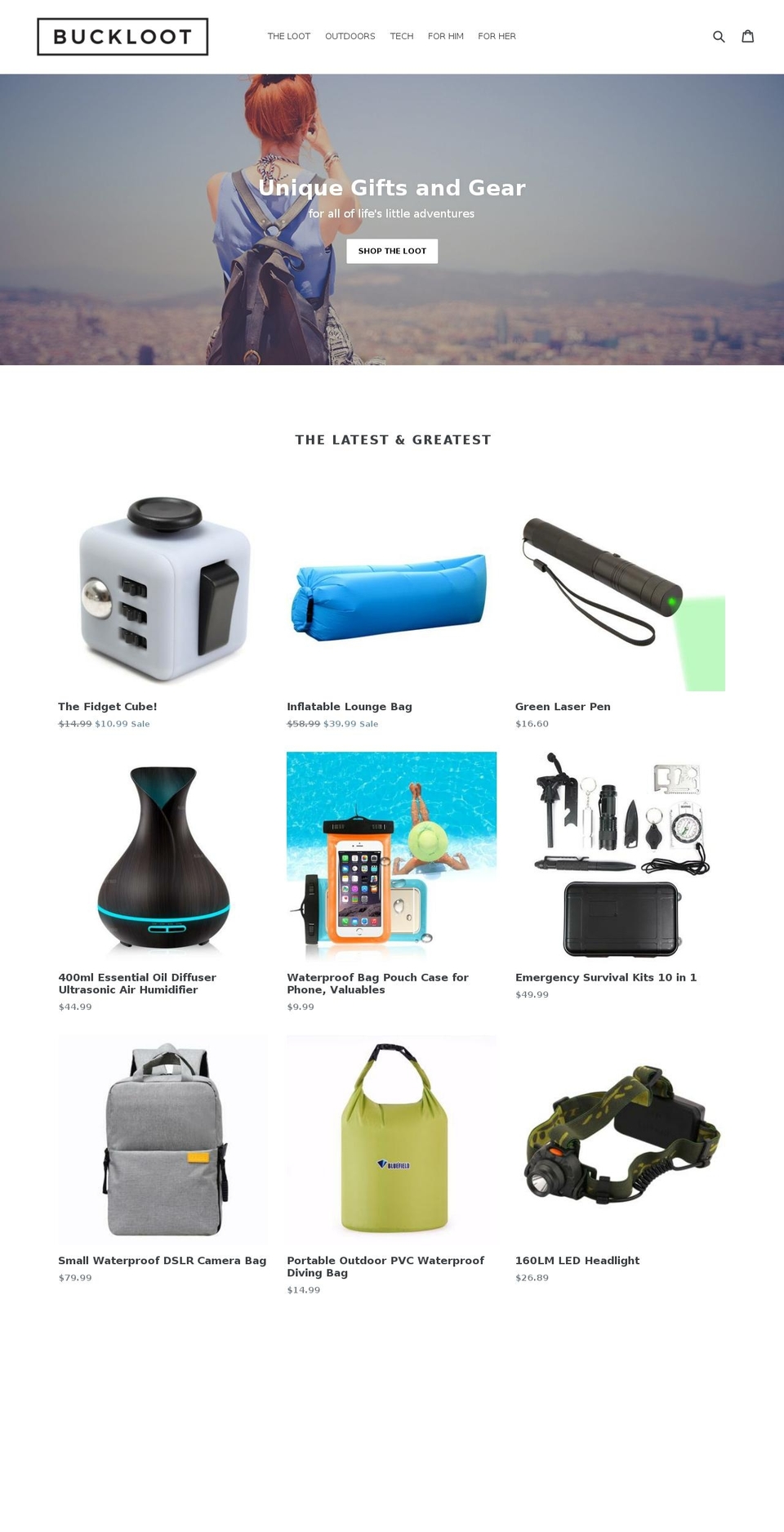 buckloot.com — Shopify storefront screenshot