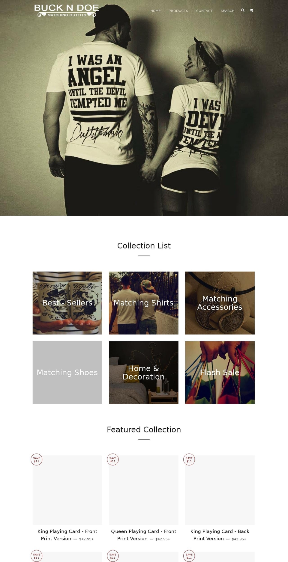 buckndoe.store shopify website screenshot