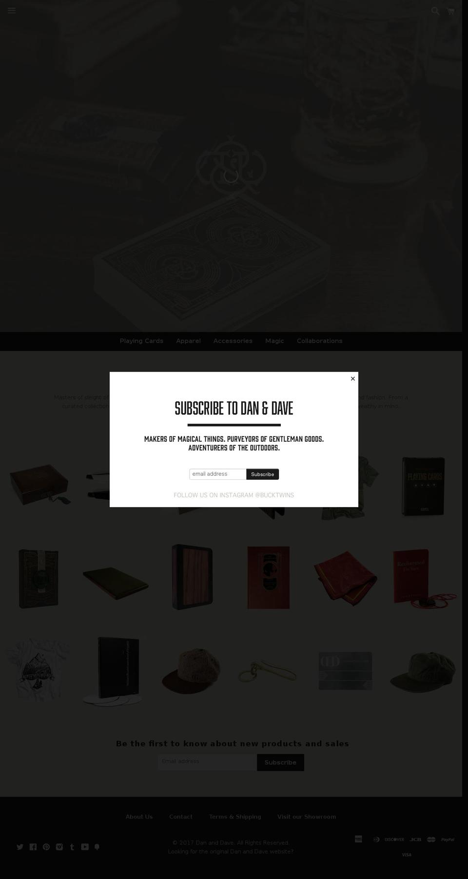 bucktwins.com shopify website screenshot