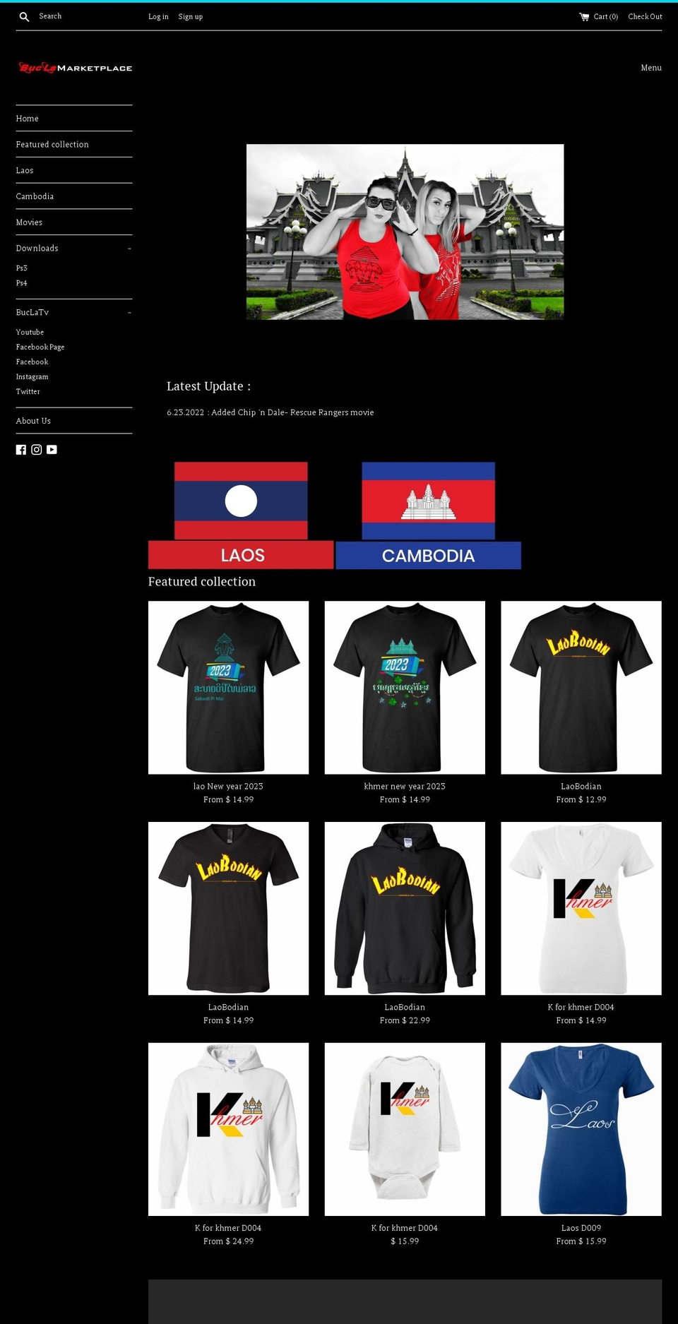 buclatv.com shopify website screenshot