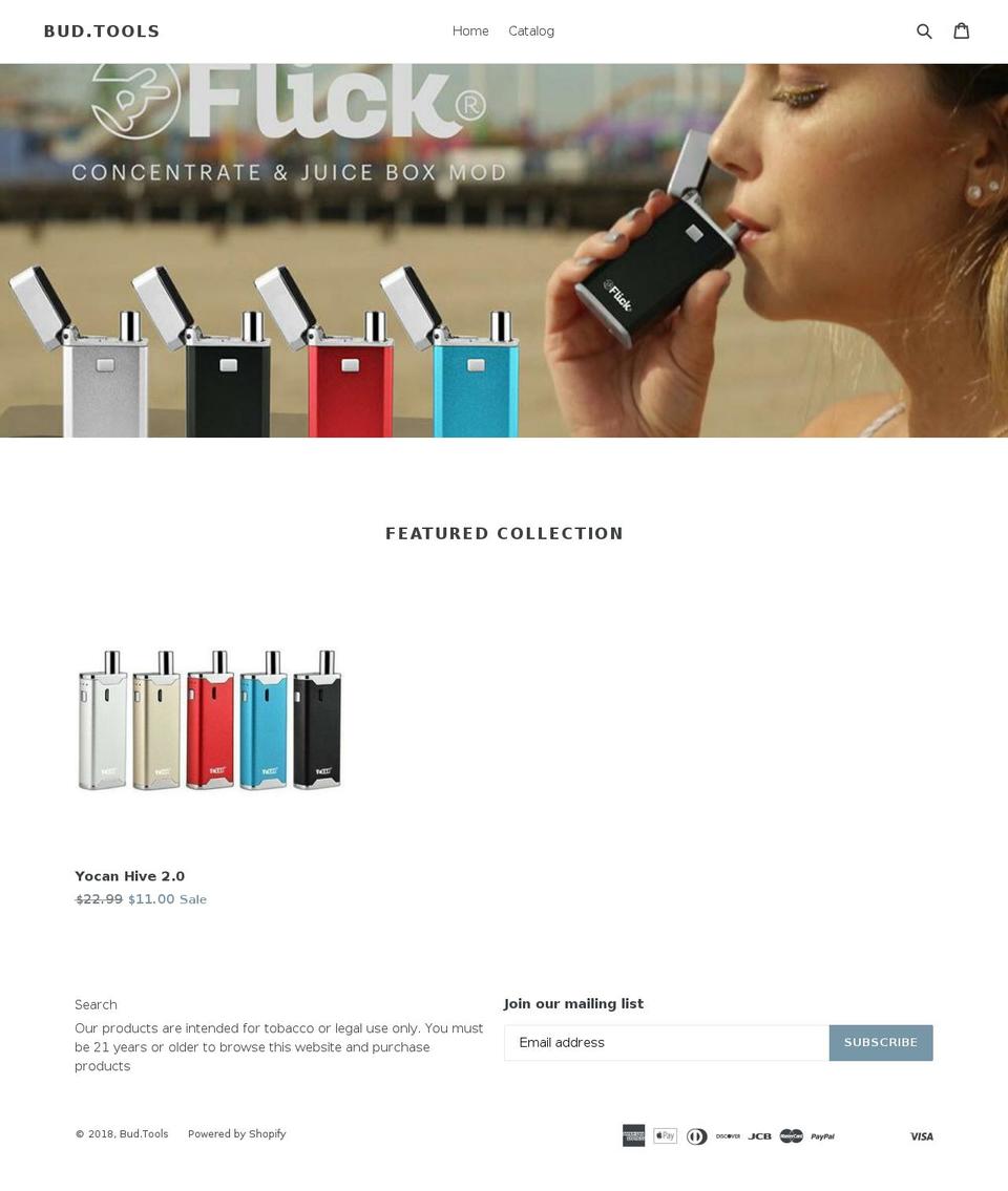 bud.tools shopify website screenshot