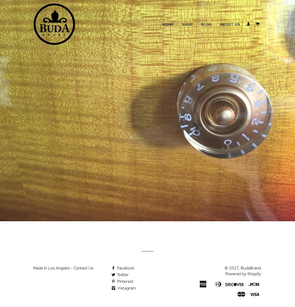budabrand.net shopify website screenshot