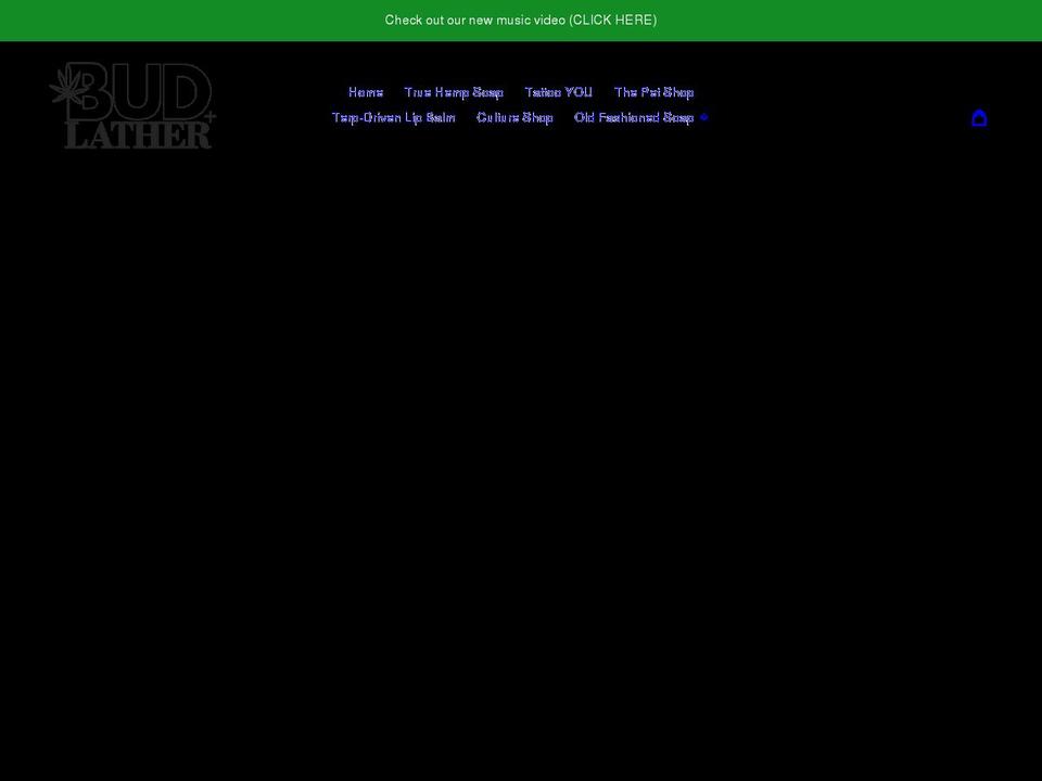 budandlather.com shopify website screenshot