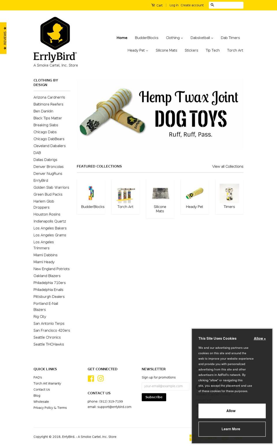 budderblocks.com — Shopify storefront screenshot