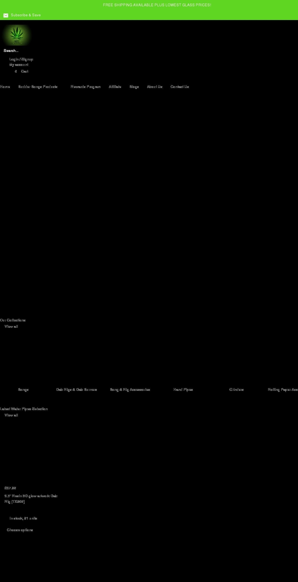 budderbongs.com shopify website screenshot