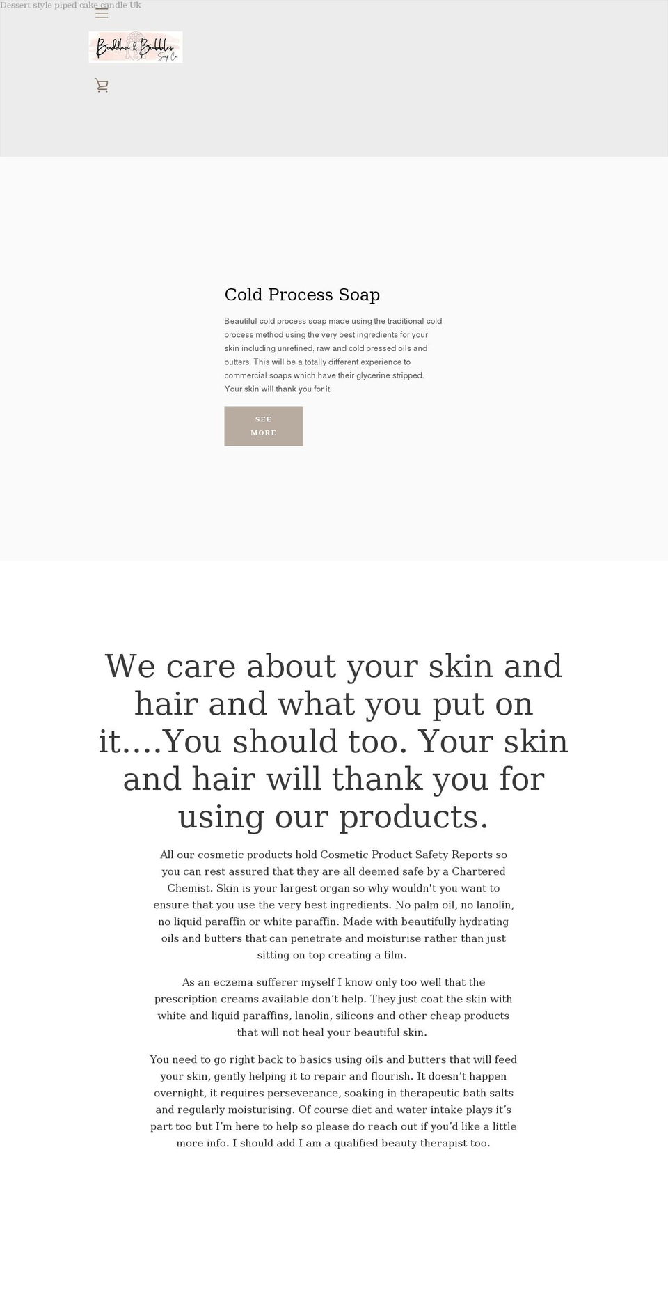buddhaandbubbles.com shopify website screenshot