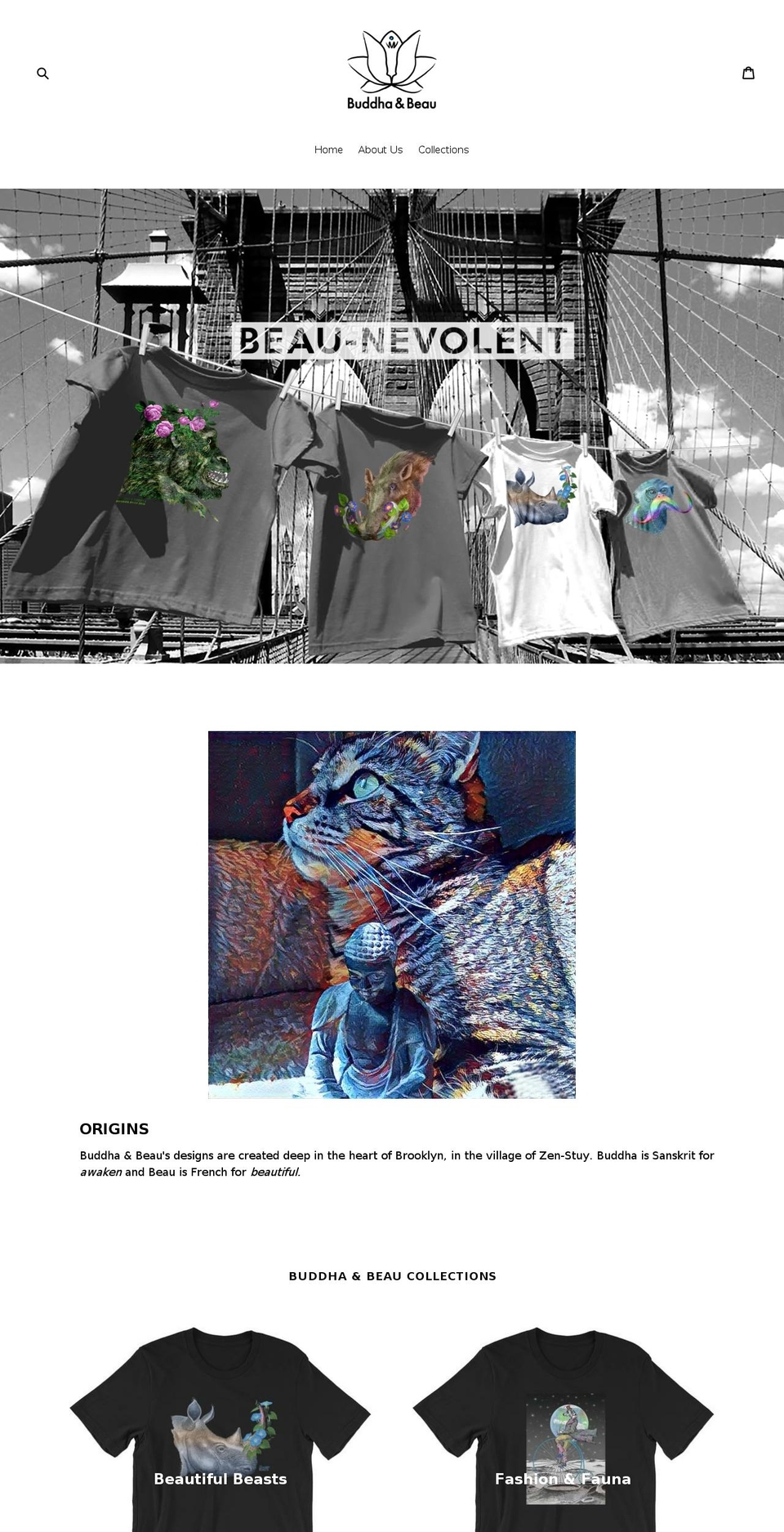 buddhabeau.com — Shopify storefront screenshot