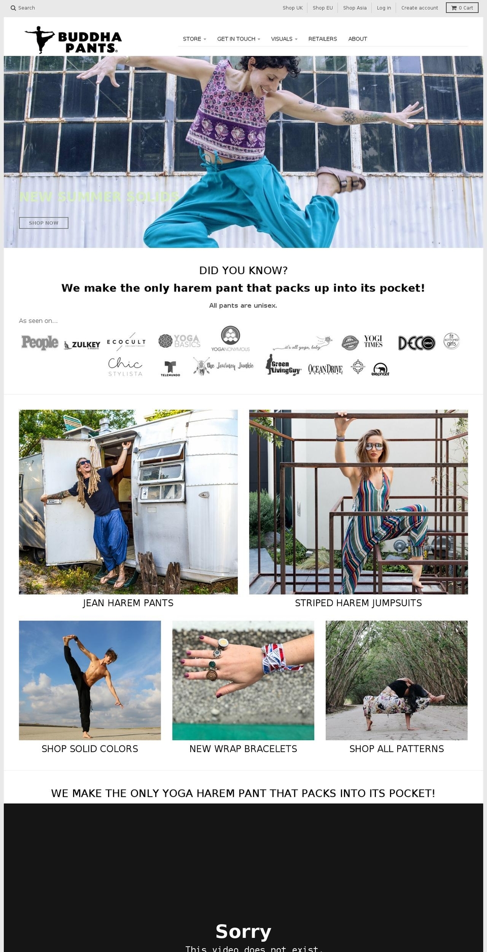 2017 + Stamped Shopify theme site example buddhapant.com