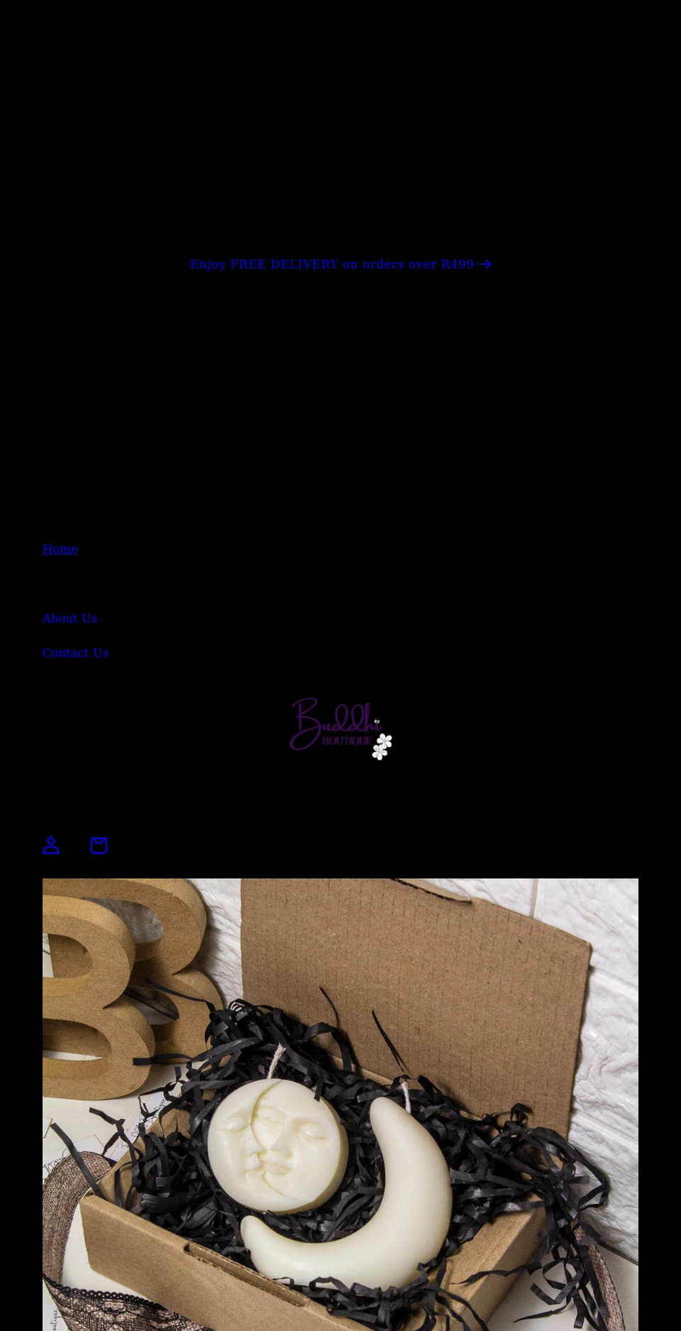 buddhiboutique.com shopify website screenshot