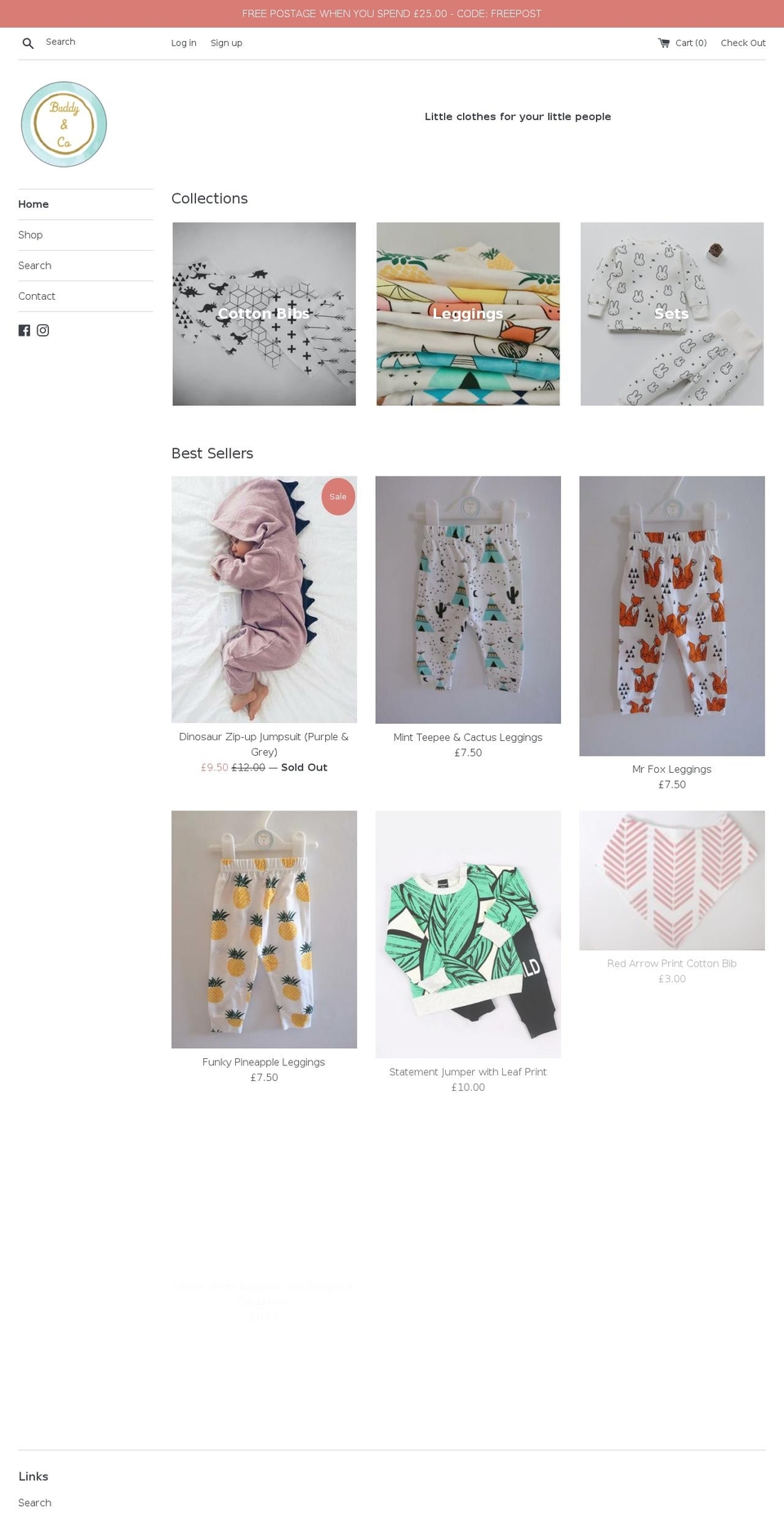 buddyandco.com — Shopify storefront screenshot