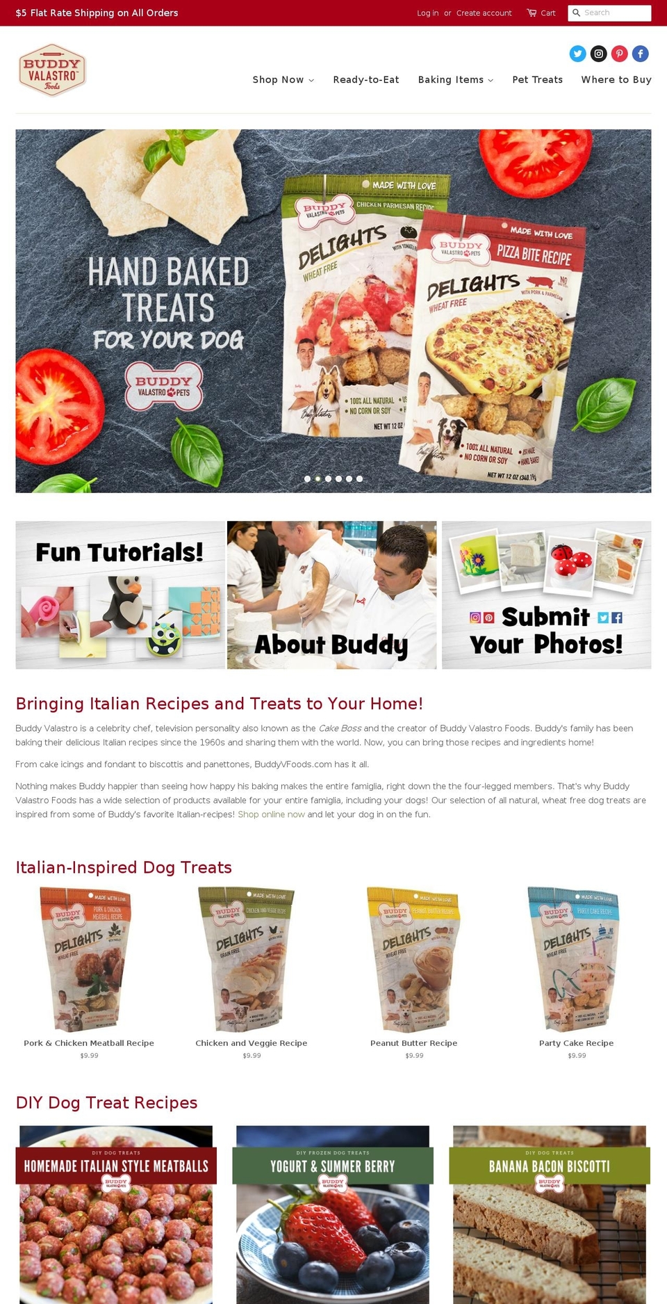 buddyvfoods.com shopify website screenshot