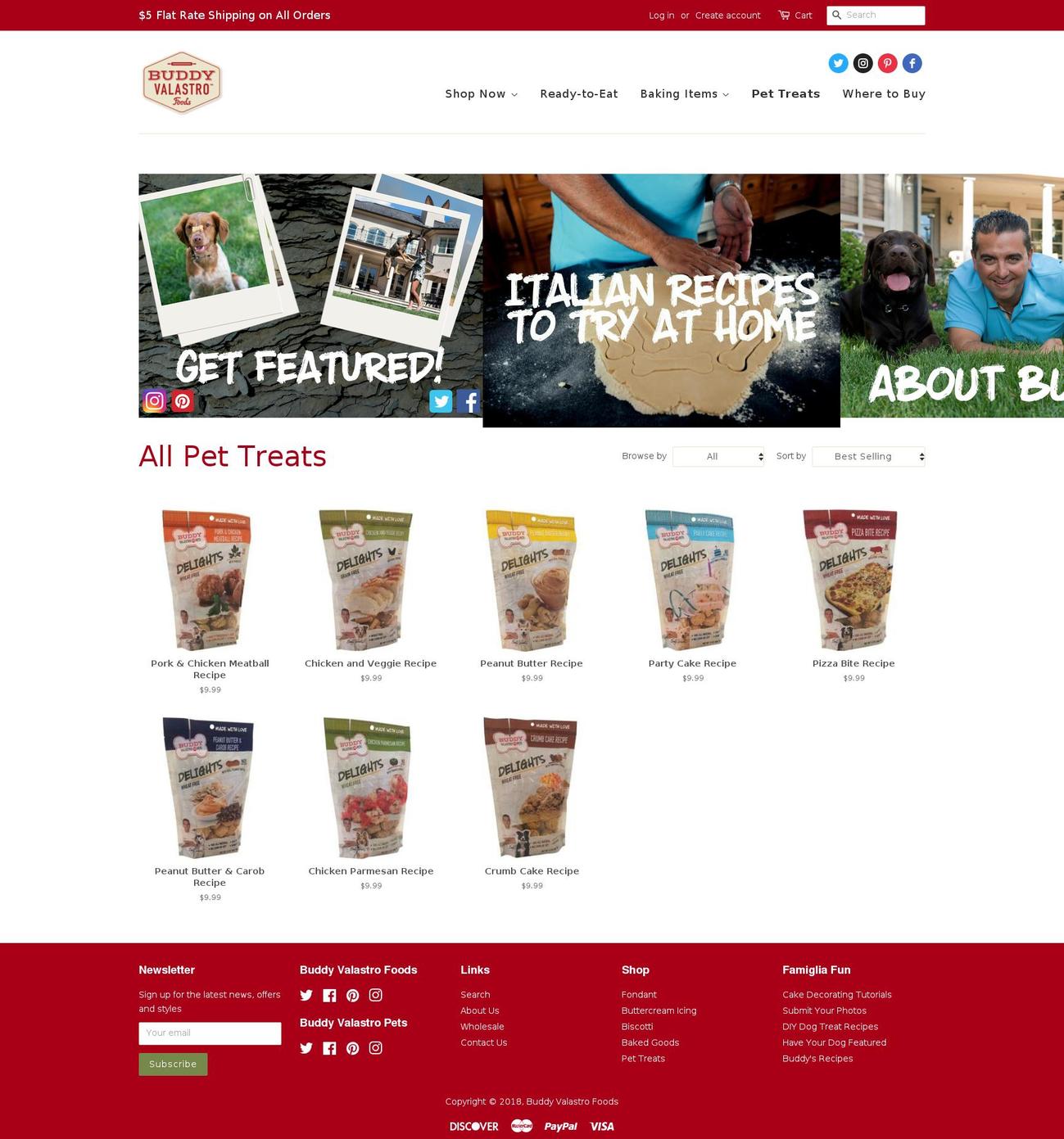 buddyvpets.com shopify website screenshot