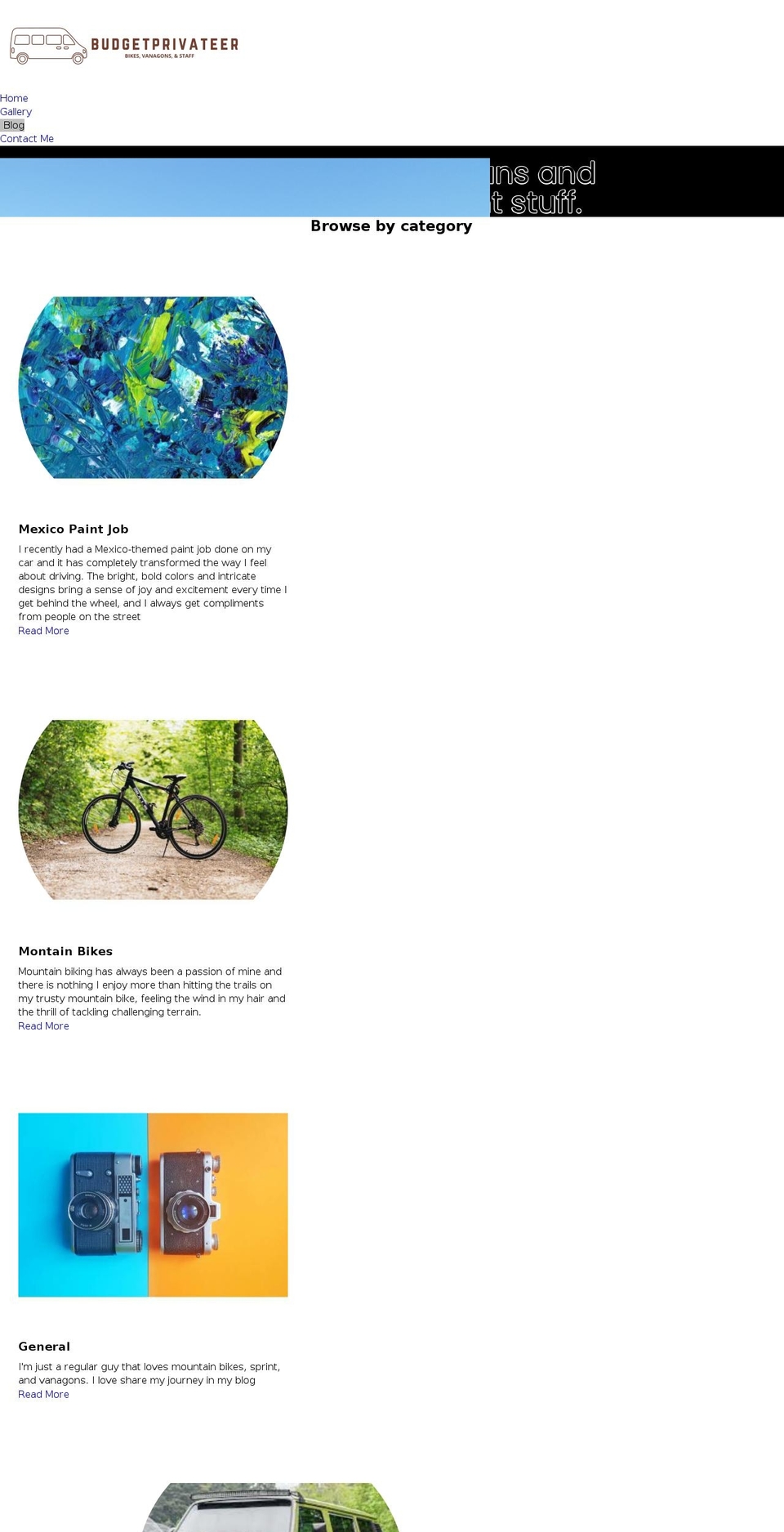 budgetprivateer.com — Shopify storefront screenshot
