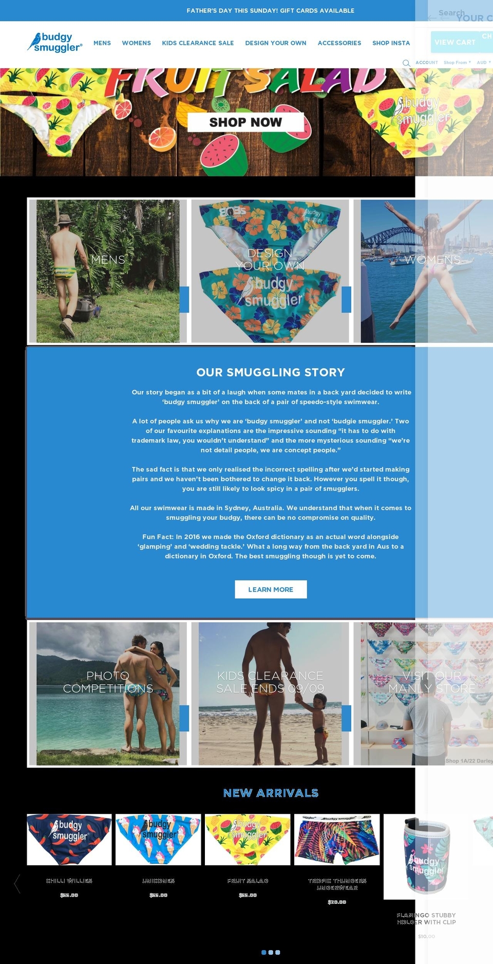 unicone of Budgy Smuggler - B+C 5\/27\/2018 Shopify theme site example budgiesmugglershk.com