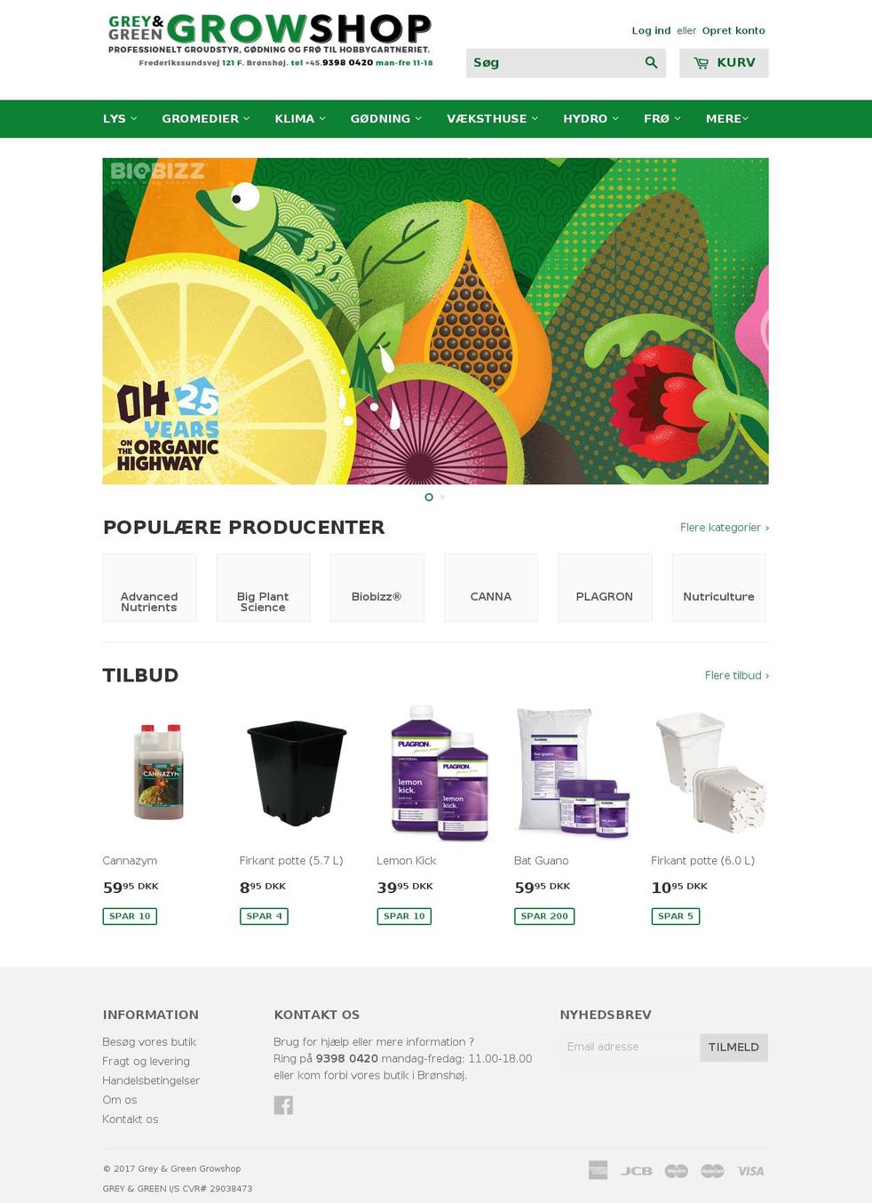 budgrow.dk shopify website screenshot