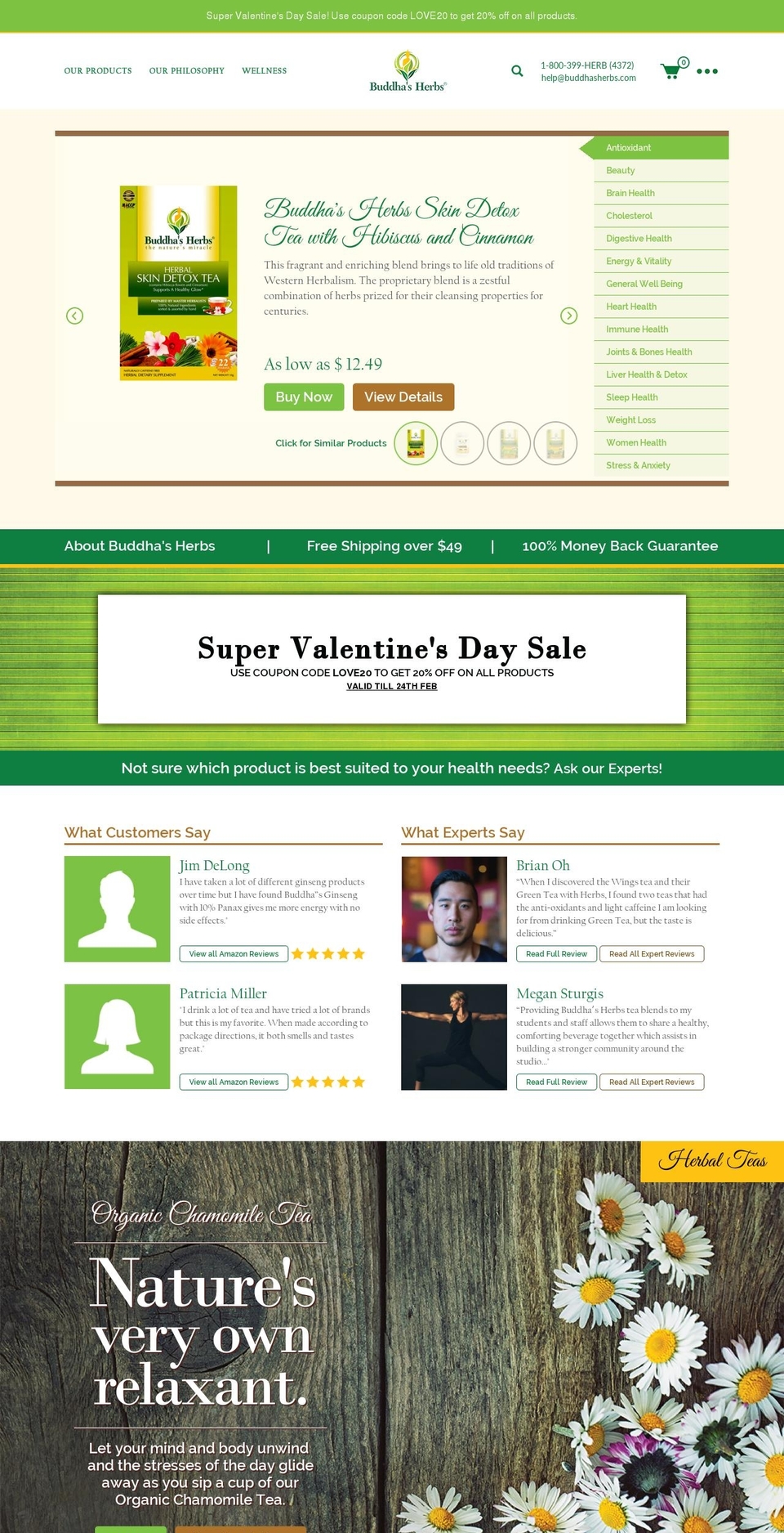 Copy of buddhasherbs Shopify theme site example budhaherbs.net