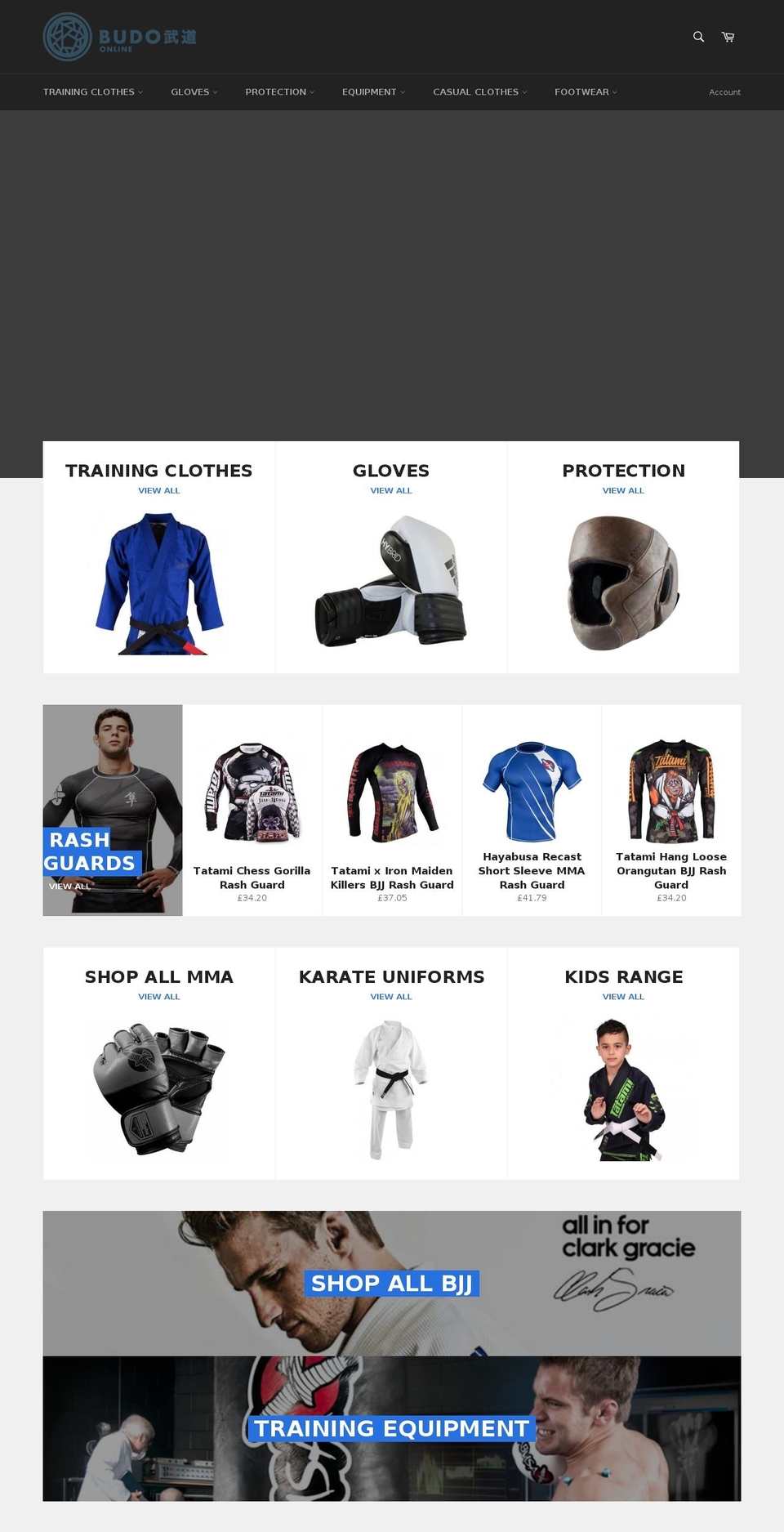 budoonline.com shopify website screenshot