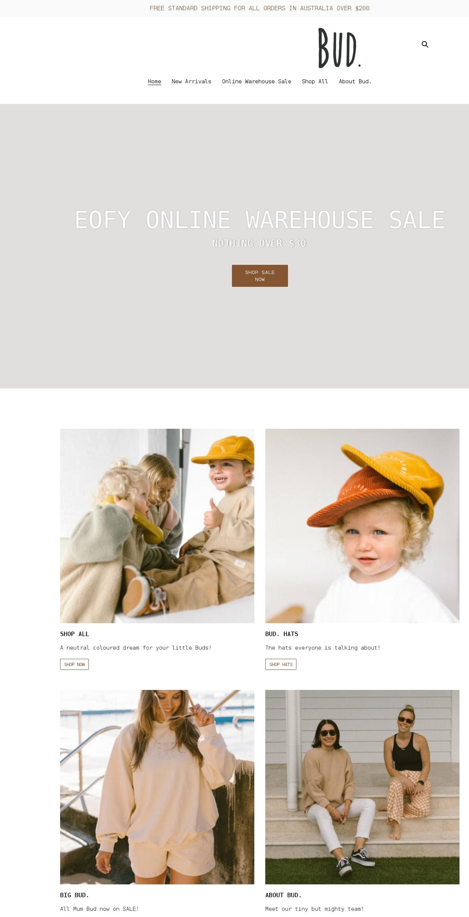 budthelabel.com shopify website screenshot