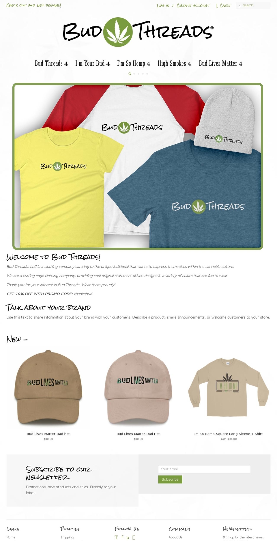 theme-export-bud-threads-myshopify-com-minimal Shopify theme site example budthreadsclothing.com