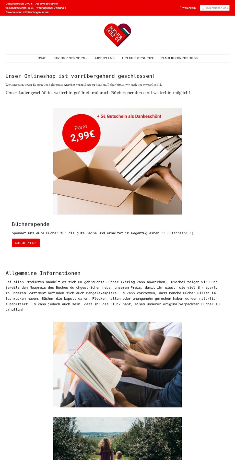 buecherherz.de shopify website screenshot