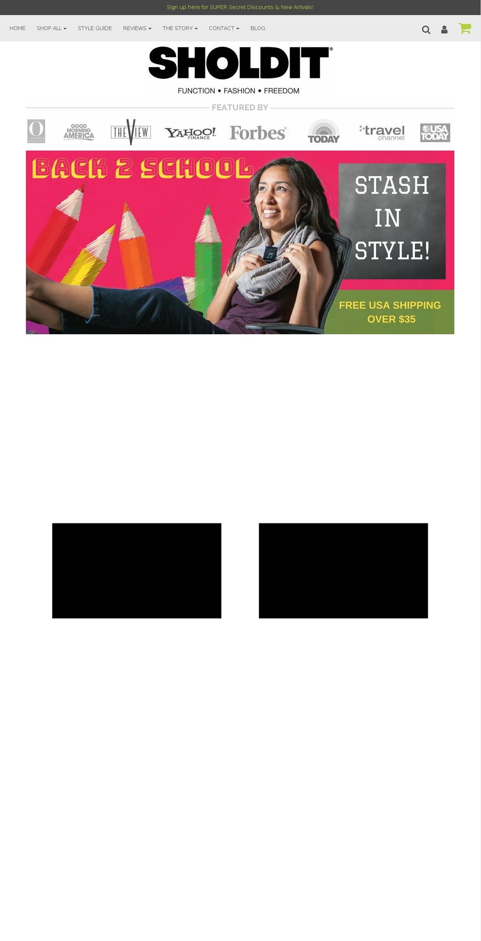 bufandaconbolsa.com — Shopify storefront screenshot