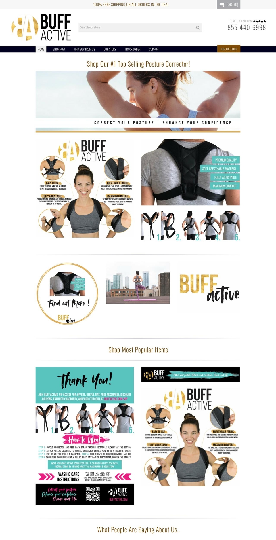 buffactive.com shopify website screenshot