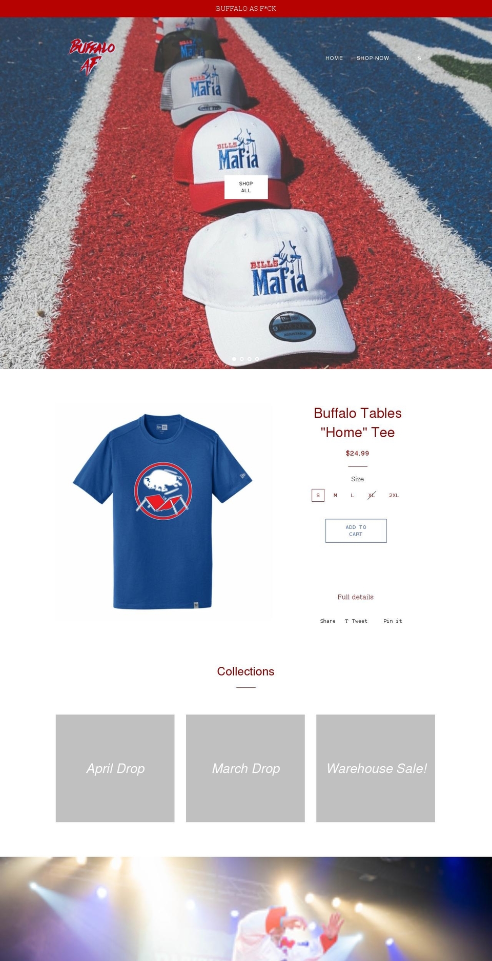 buffalo-af.com shopify website screenshot